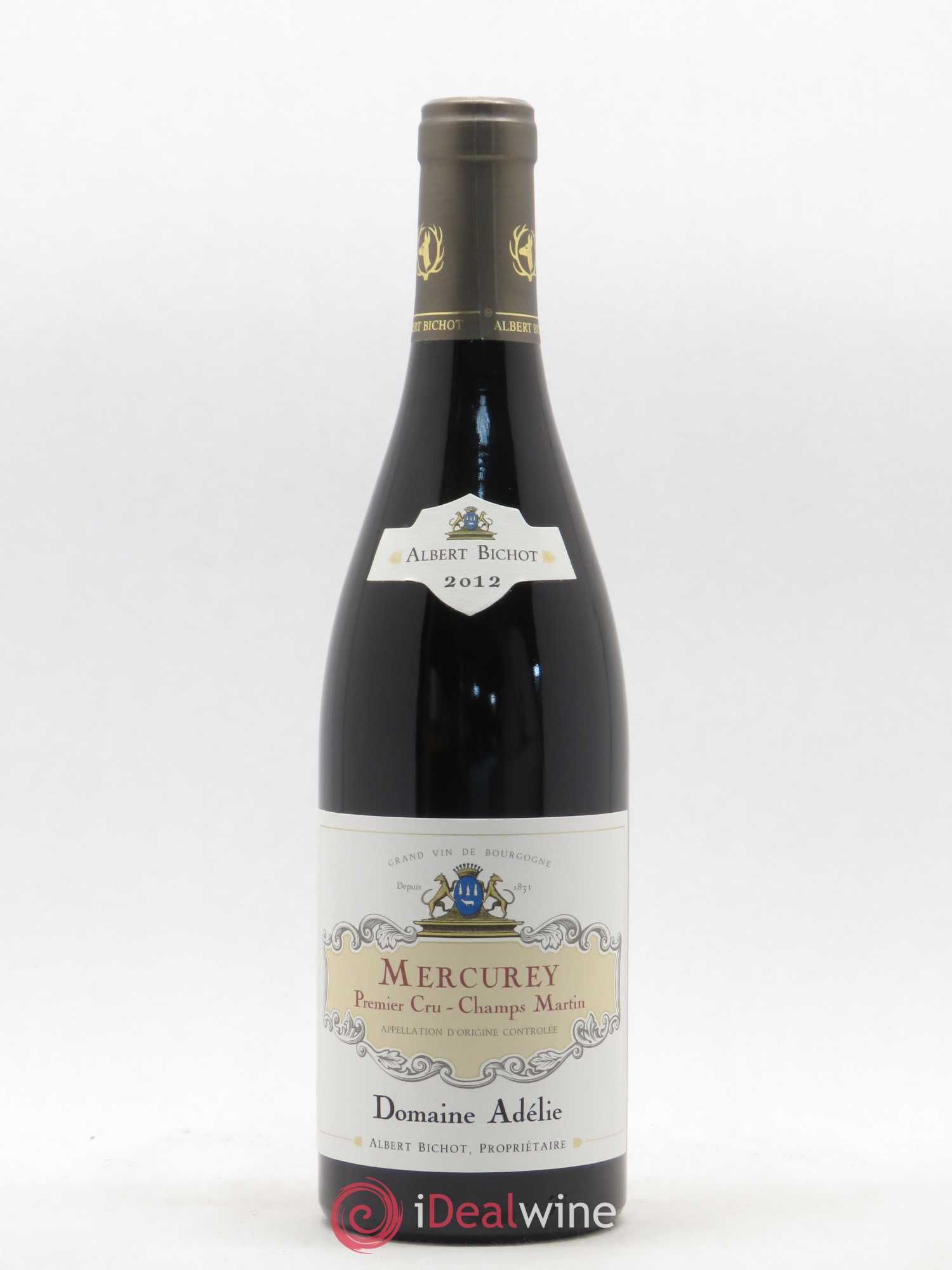 Mercurey 1er Cru Les Champs Martin Adélie - Albert Bichot 2012 - Lot de 1 bouteille - 0