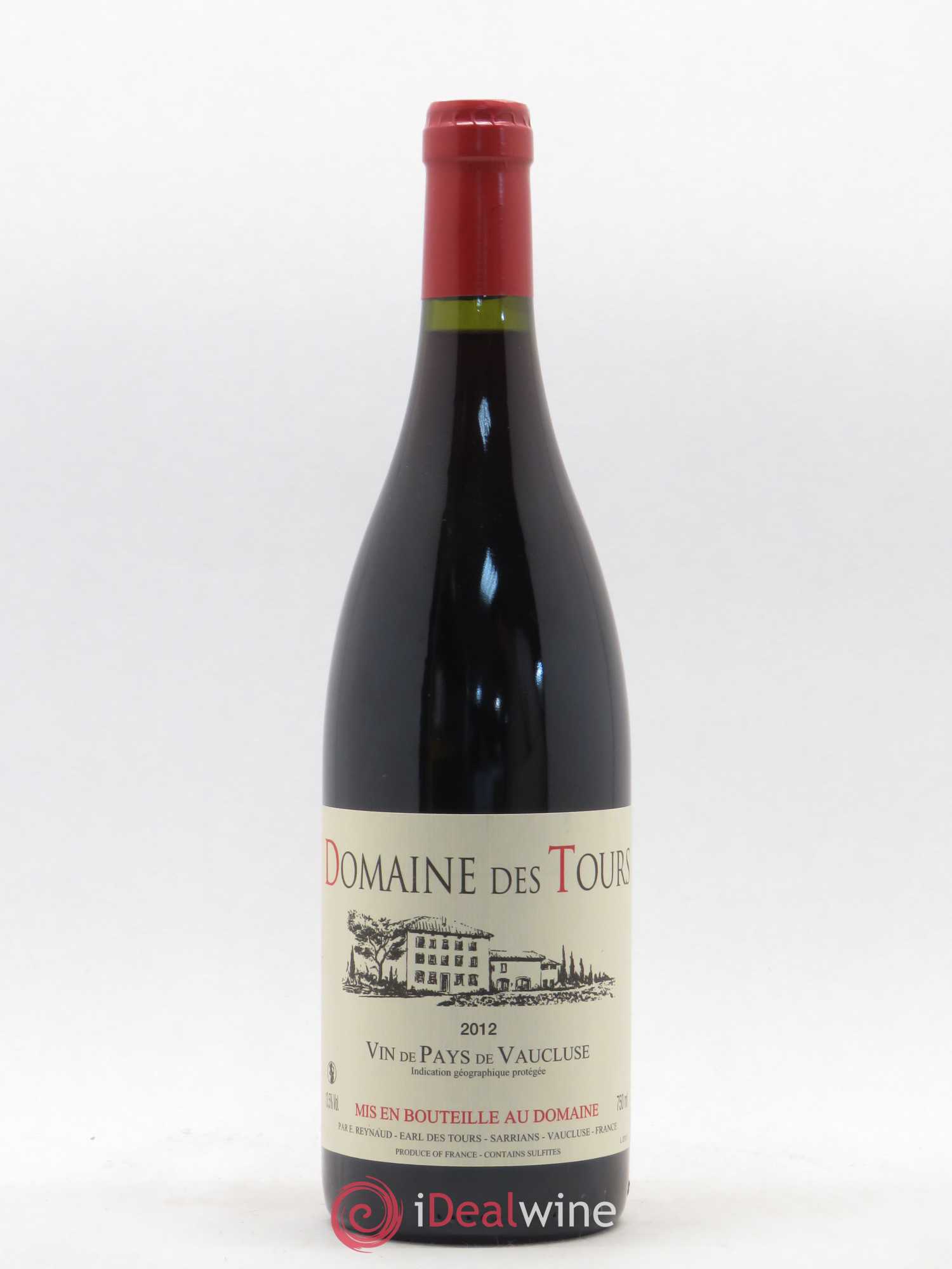 Vaucluse (Vin de Pays de Vaucluse) Domaine des Tours Emmanuel Reynaud 2012 - Lot de 1 bouteille - 0