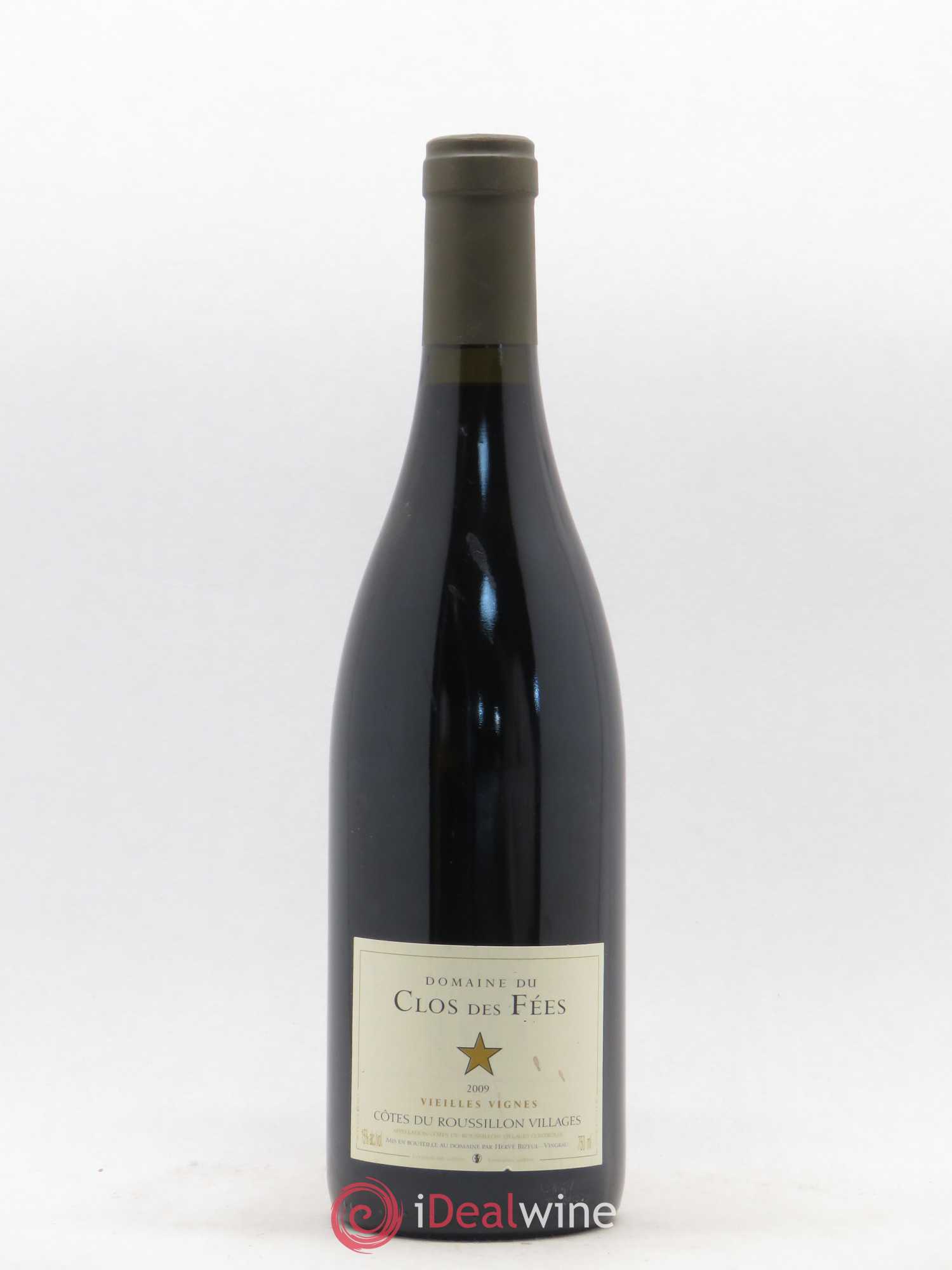Côtes du Roussillon Villages Clos des Fées Vieilles vignes Hervé Bizeul 2009 - Lot de 1 bouteille - 0