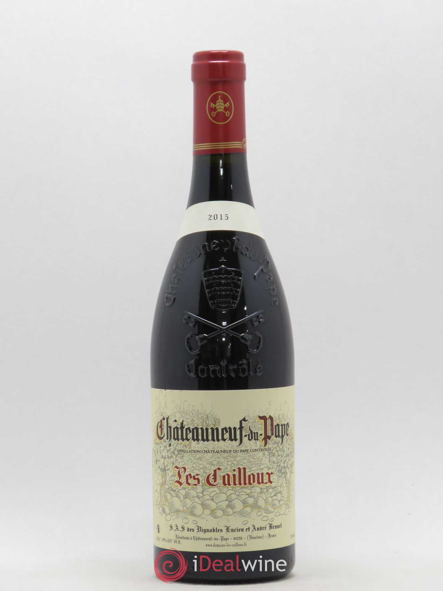 Châteauneuf-du-Pape Les Cailloux André Brunel 2015 - Lot de 1 bouteille - 0
