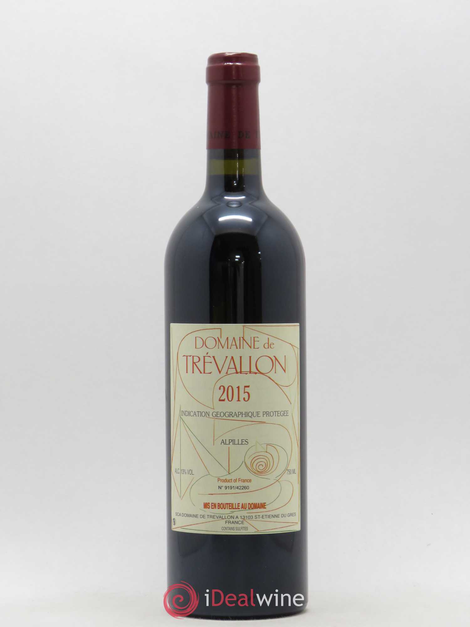 Alpilles Trévallon (Domaine de) Eloi Dürrbach 2015 - Lot de 1 bouteille - 0