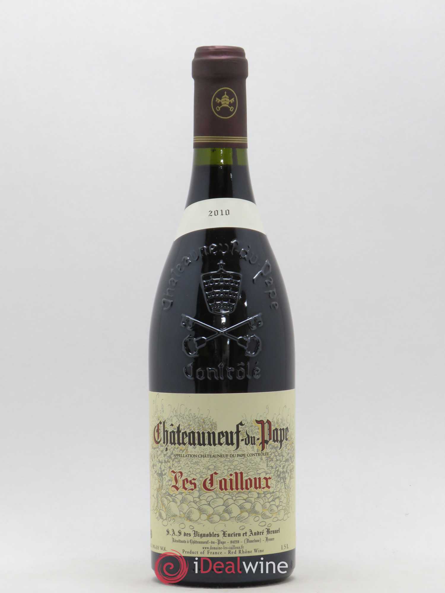Châteauneuf-du-Pape Les Cailloux André Brunel 2010 - Lot de 1 bouteille - 0