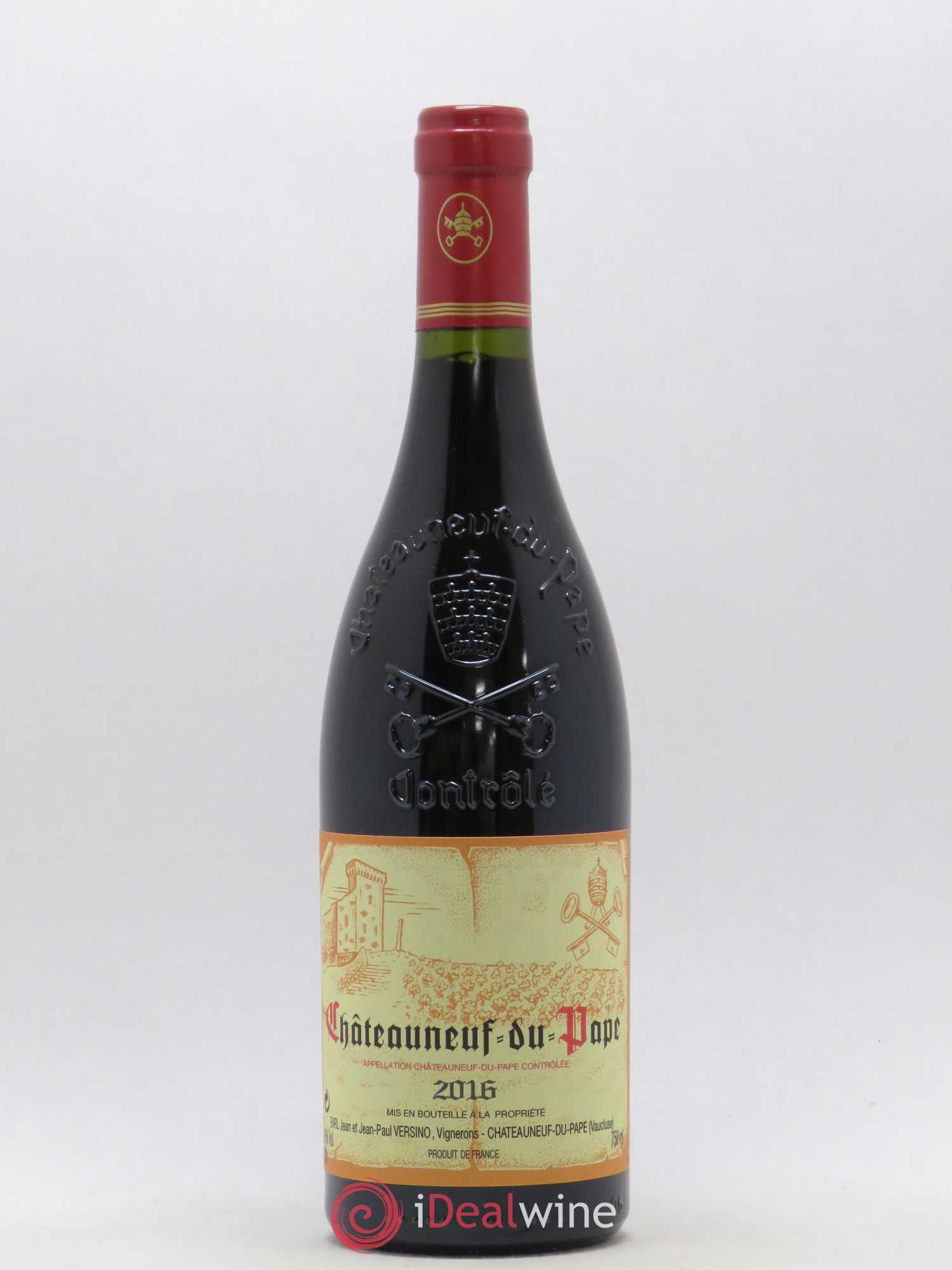 Châteauneuf-du-Pape Domaine Bois de Boursan (Domaine) Jean et Jean-Paul Versino 2016 - Lot de 1 bouteille - 0