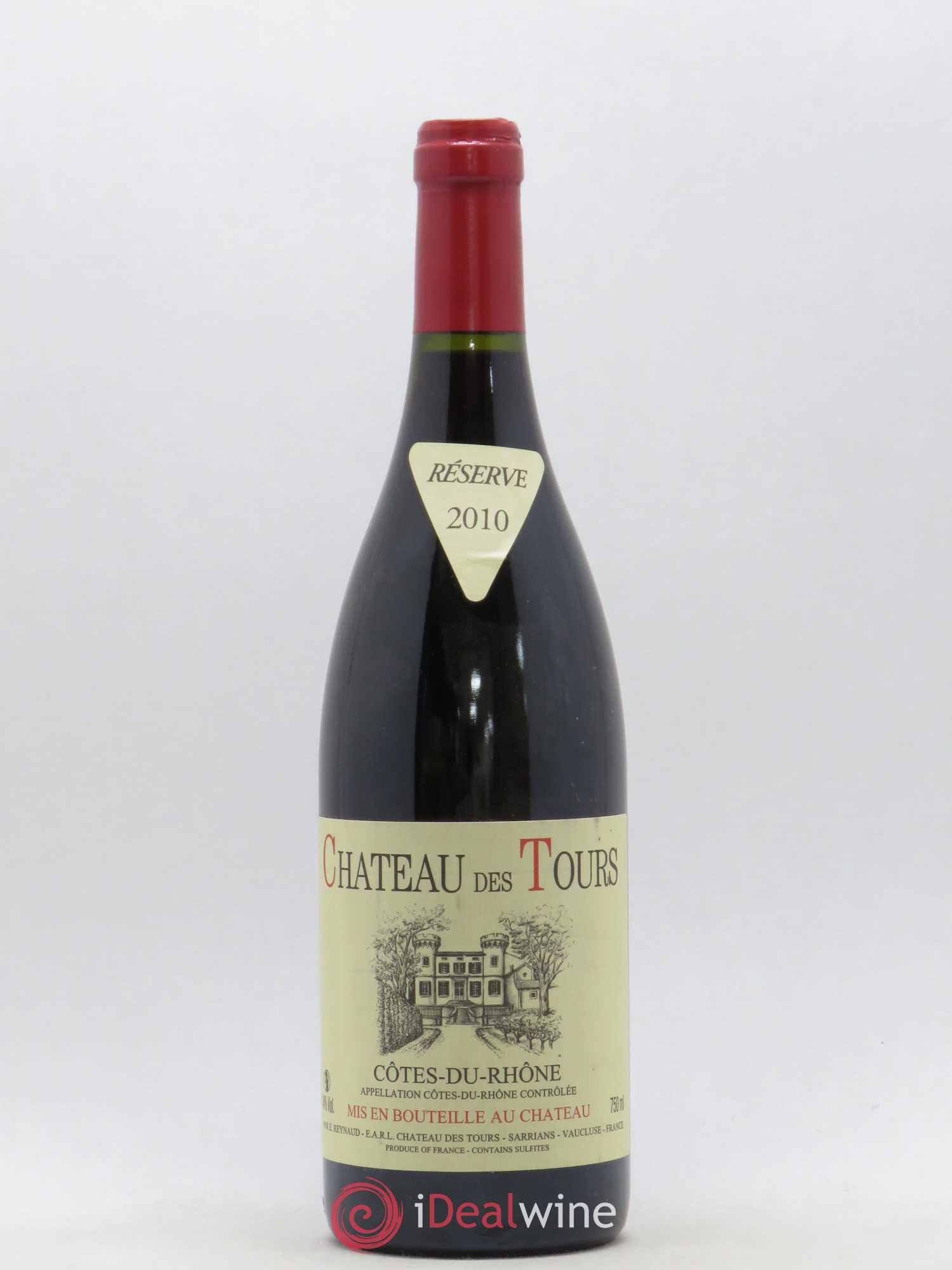 Côtes-du-Rhône Château des Tours Emmanuel Reynaud 2010 - Lot de 1 bouteille - 0