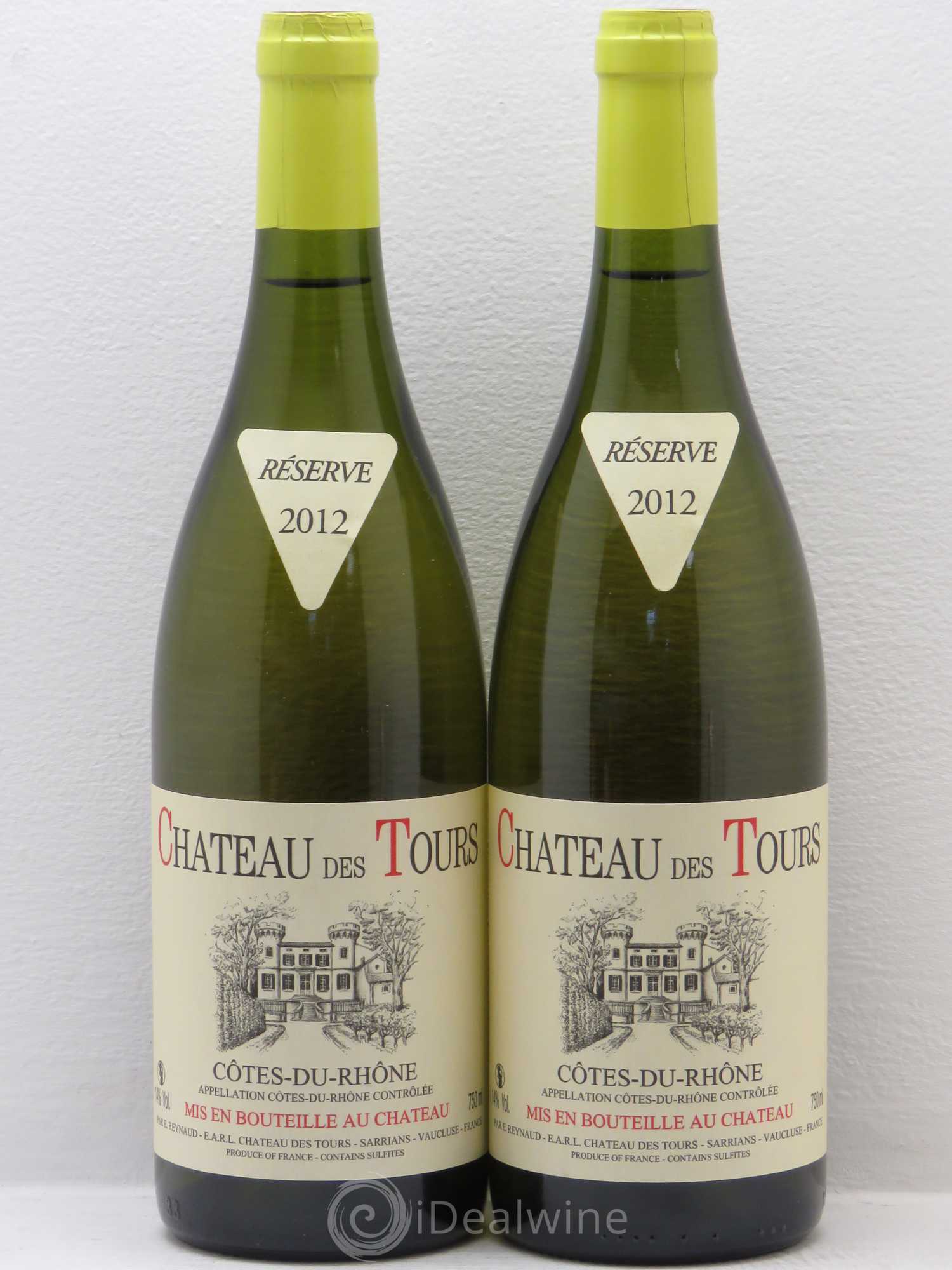 Côtes-du-Rhône Château des Tours Emmanuel Reynaud 2012 - Lot de 2 bouteilles - 0