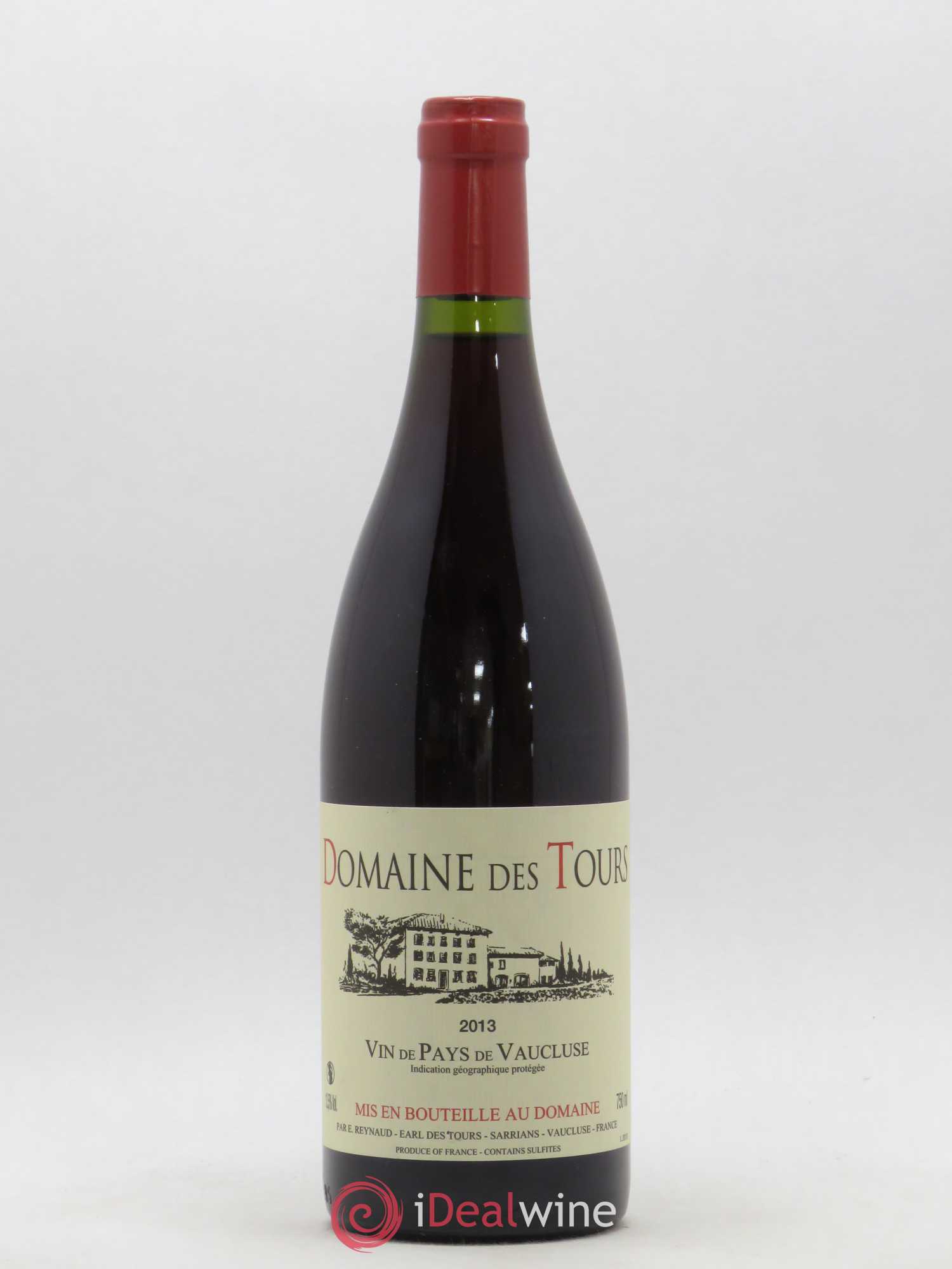 Vaucluse (Vin de Pays de Vaucluse) Domaine des Tours Emmanuel Reynaud 2013 - Lot de 1 bouteille - 0