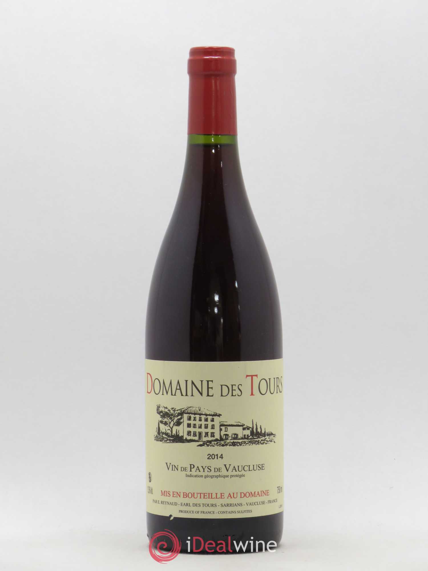 Vaucluse (Vin de Pays de Vaucluse) Domaine des Tours Emmanuel Reynaud 2014 - Lot de 1 bouteille - 0