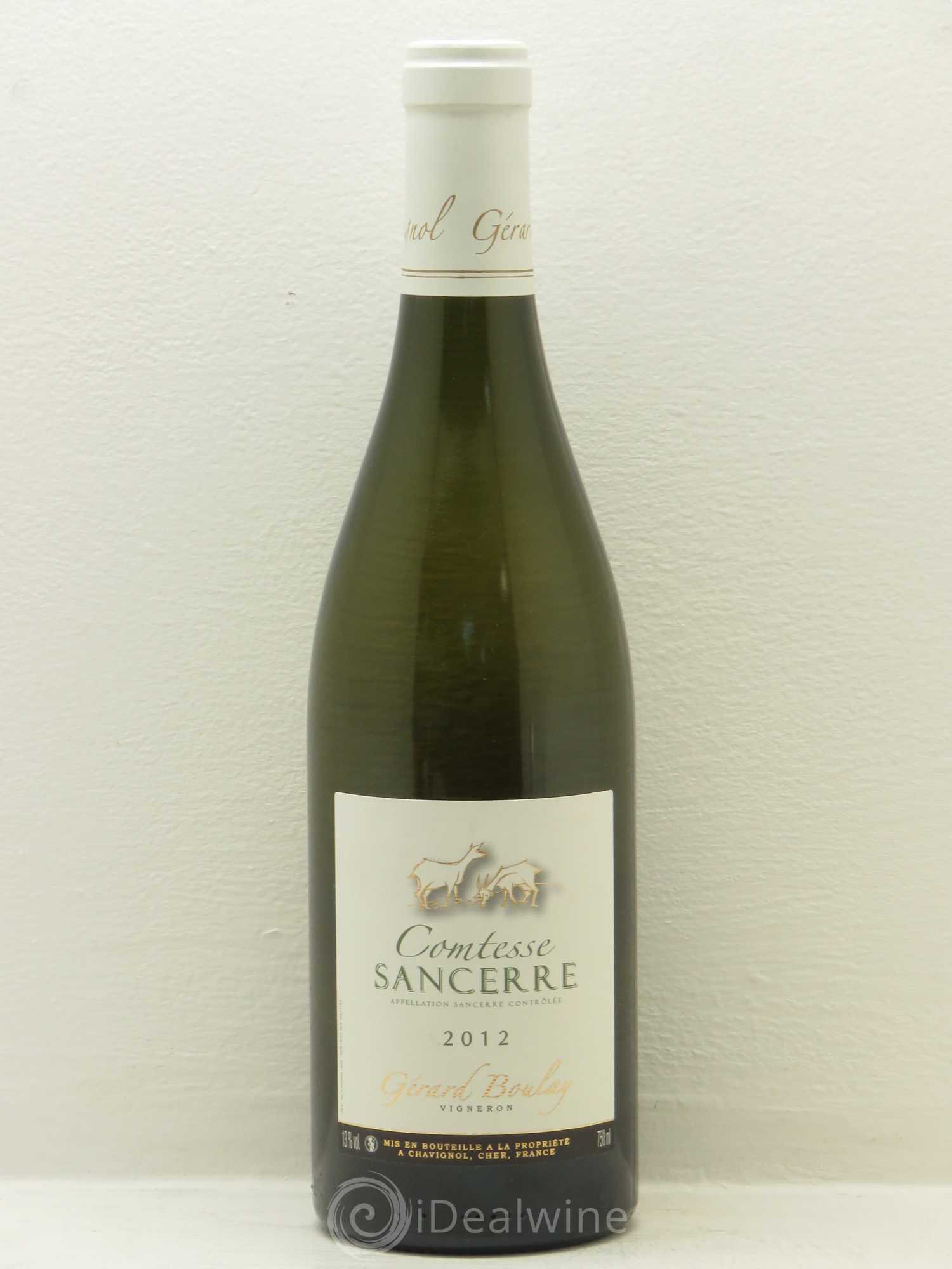 Sancerre Comtesse Gérard Boulay 2012 - Lot de 1 bouteille - 0