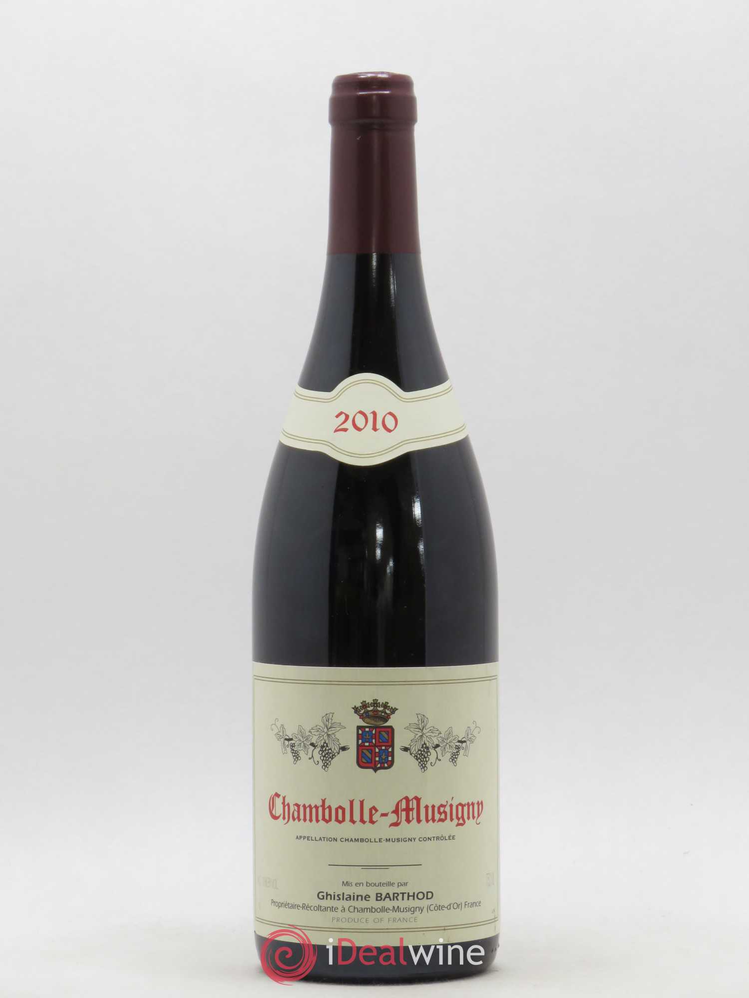 Chambolle-Musigny Village Gishlaine Barthod 2010 - Posten von 1 Flasche - 0