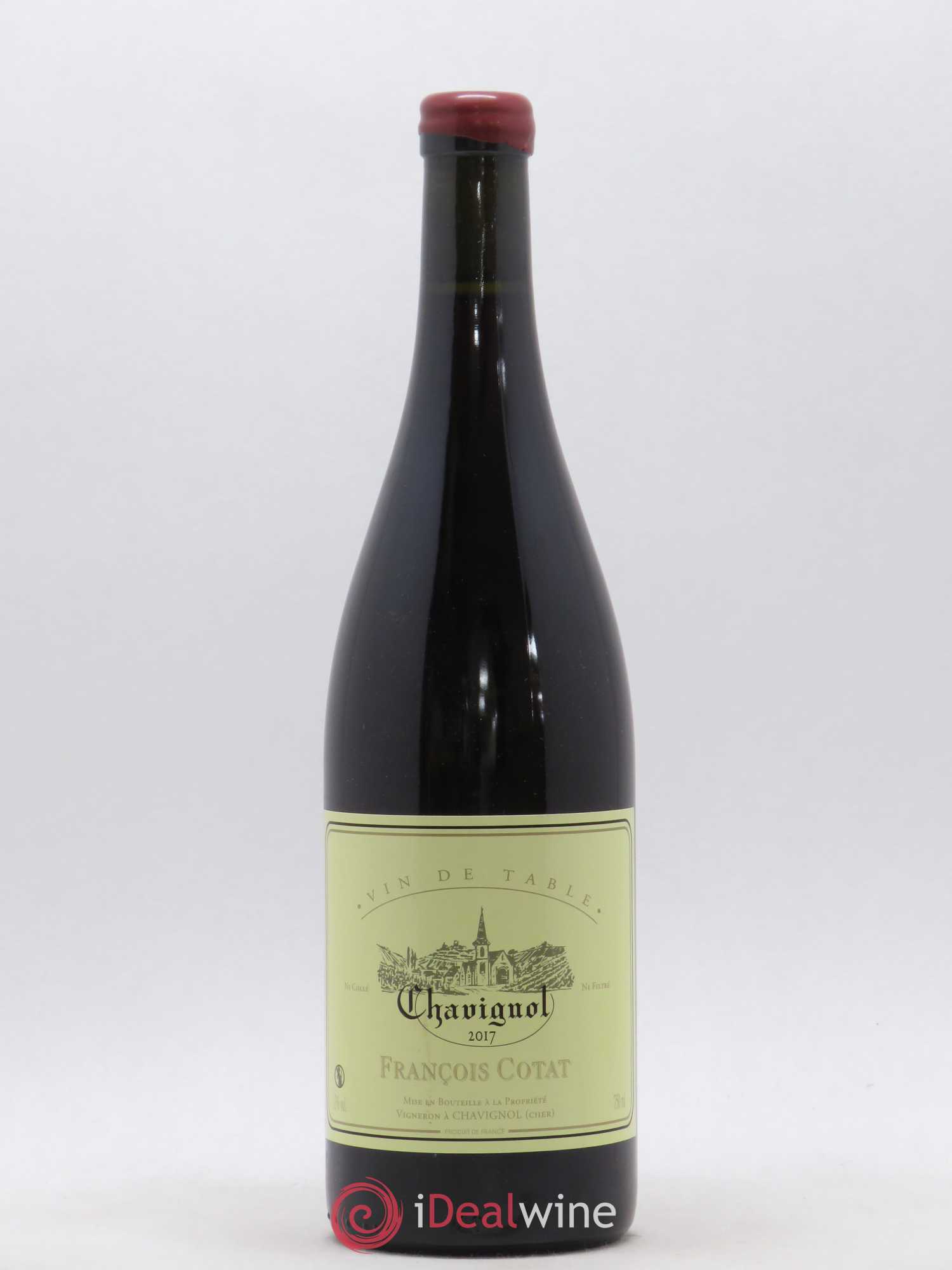 Vin de table - Chavignol François Cotat 2017 - Lot de 1 bouteille - 0