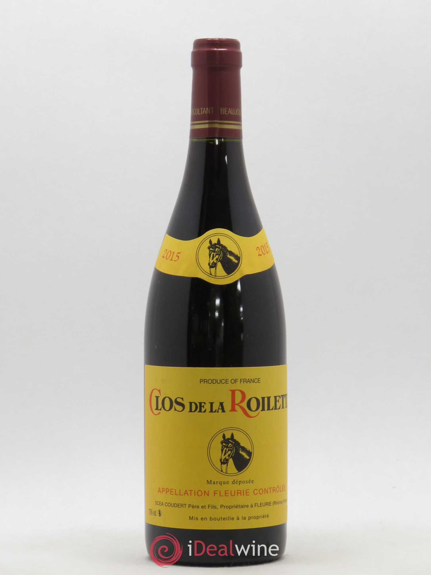Fleurie Clos de la Roilette (sans prix de réserve) 2015 - Lot de 1 bouteille - 0
