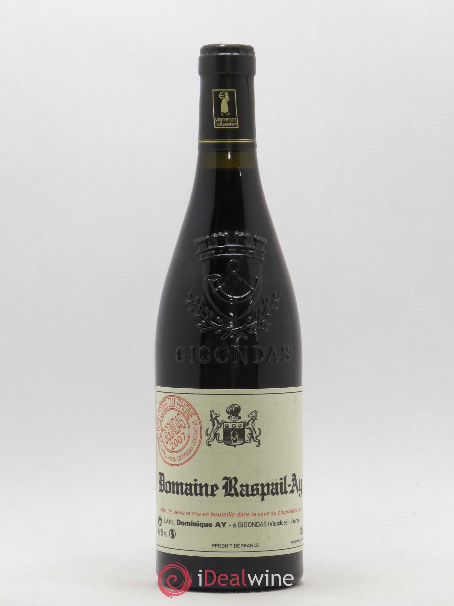 Gigondas Tradition Raspail Ay 2007 - Lot de 1 bouteille - 0