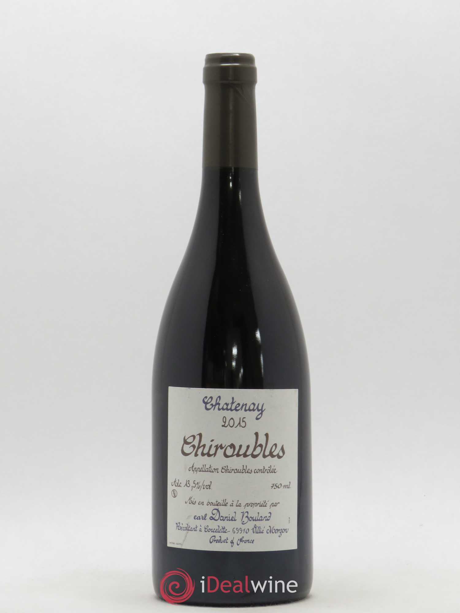Chiroubles Chatenay Daniel Bouland (Domaine) (sans prix de réserve) 2015 - Lot de 1 bouteille - 0