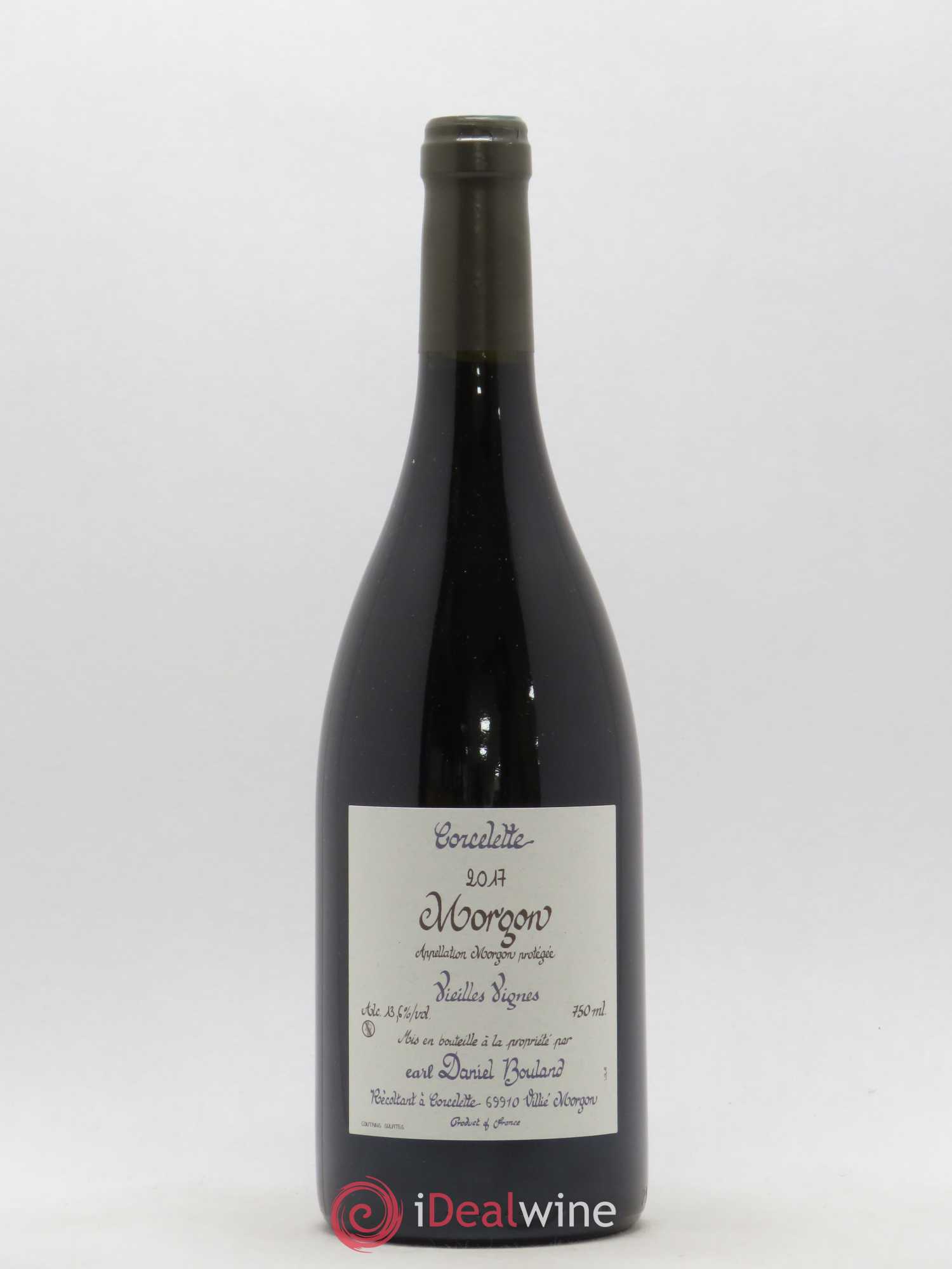 Morgon Corcelette Vieilles Vignes Daniel Bouland (Domaine) 2017 - Lot de 1 bouteille - 0