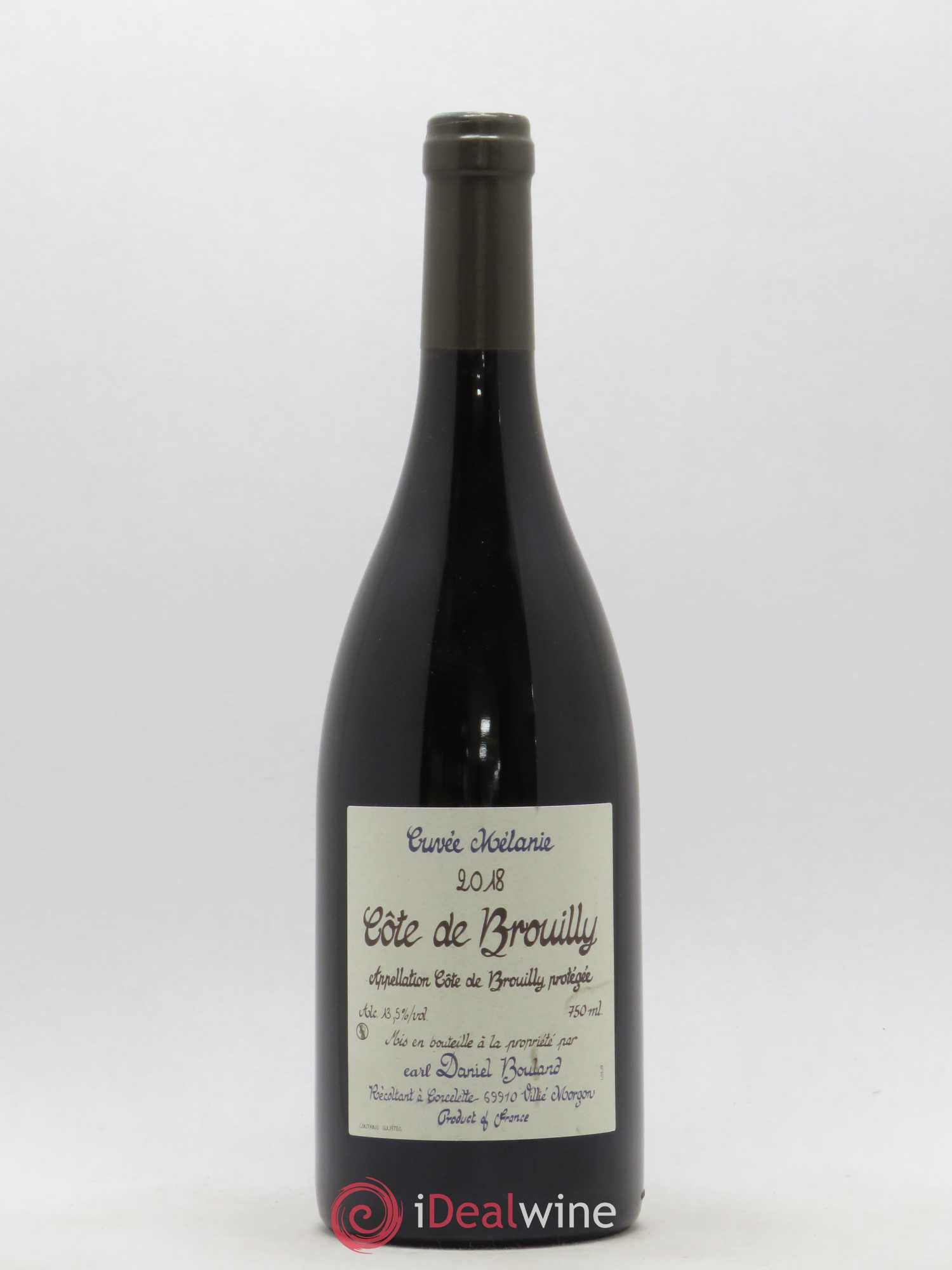Côte de Brouilly Cuvée Mélanie Daniel Bouland (Domaine) 2018 - Lot de 1 bouteille - 0