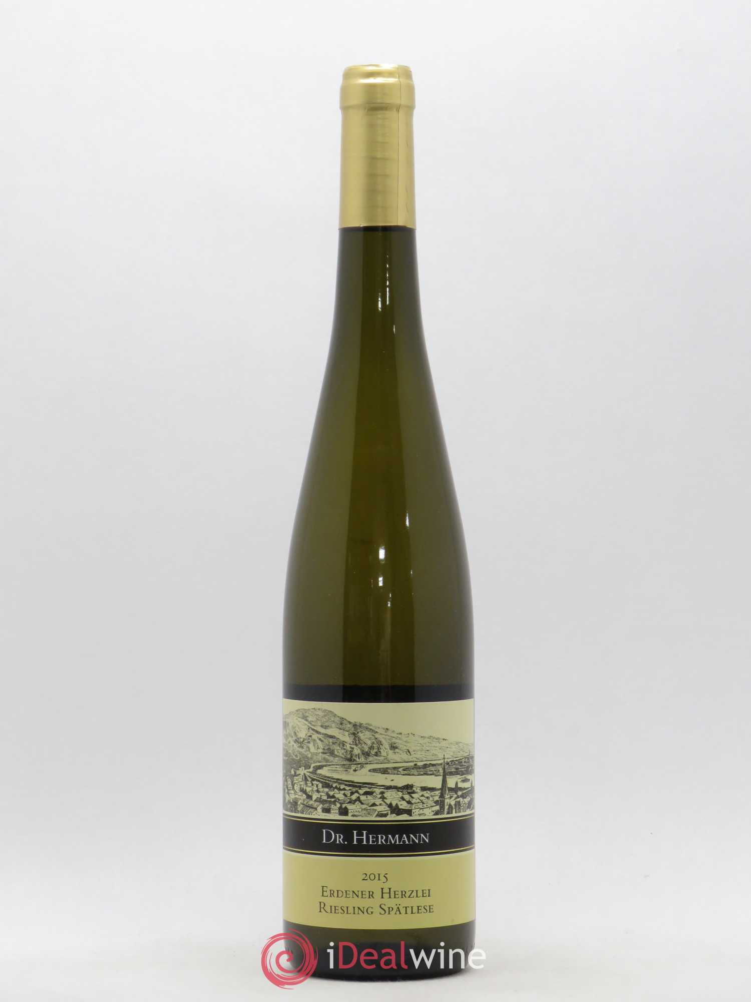 Riesling Spätlese Erdener Herzlei Goldkapsel Dr.Hermann 2015 - Posten von 1 Flasche - 0