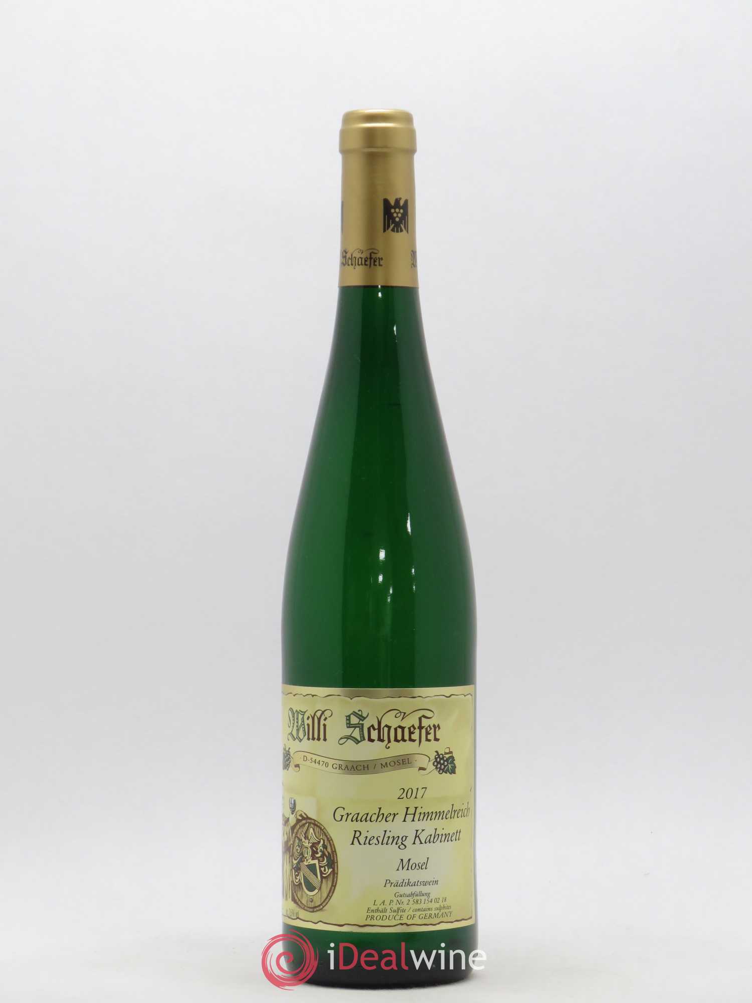 Riesling Graacher Himmelreich Kabinett Willi schaefer 2017 - Lotto di 1 bottiglia - 0