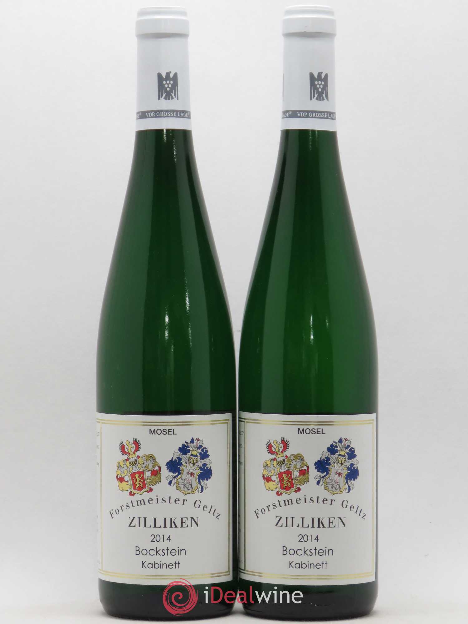 Riesling Forstmeister Geltz Bockstein Kabinett Grosse Lage Zilliken 2014 - Lotto di 2 bottiglie - 0