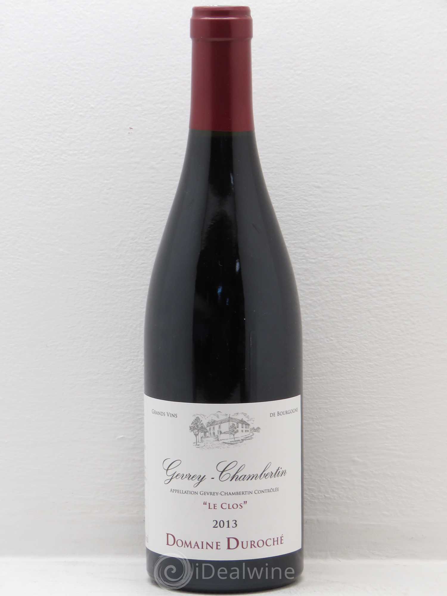 Gevrey-Chambertin Le Clos Domaine Duroché 2013 - Lot de 1 bouteille - 0