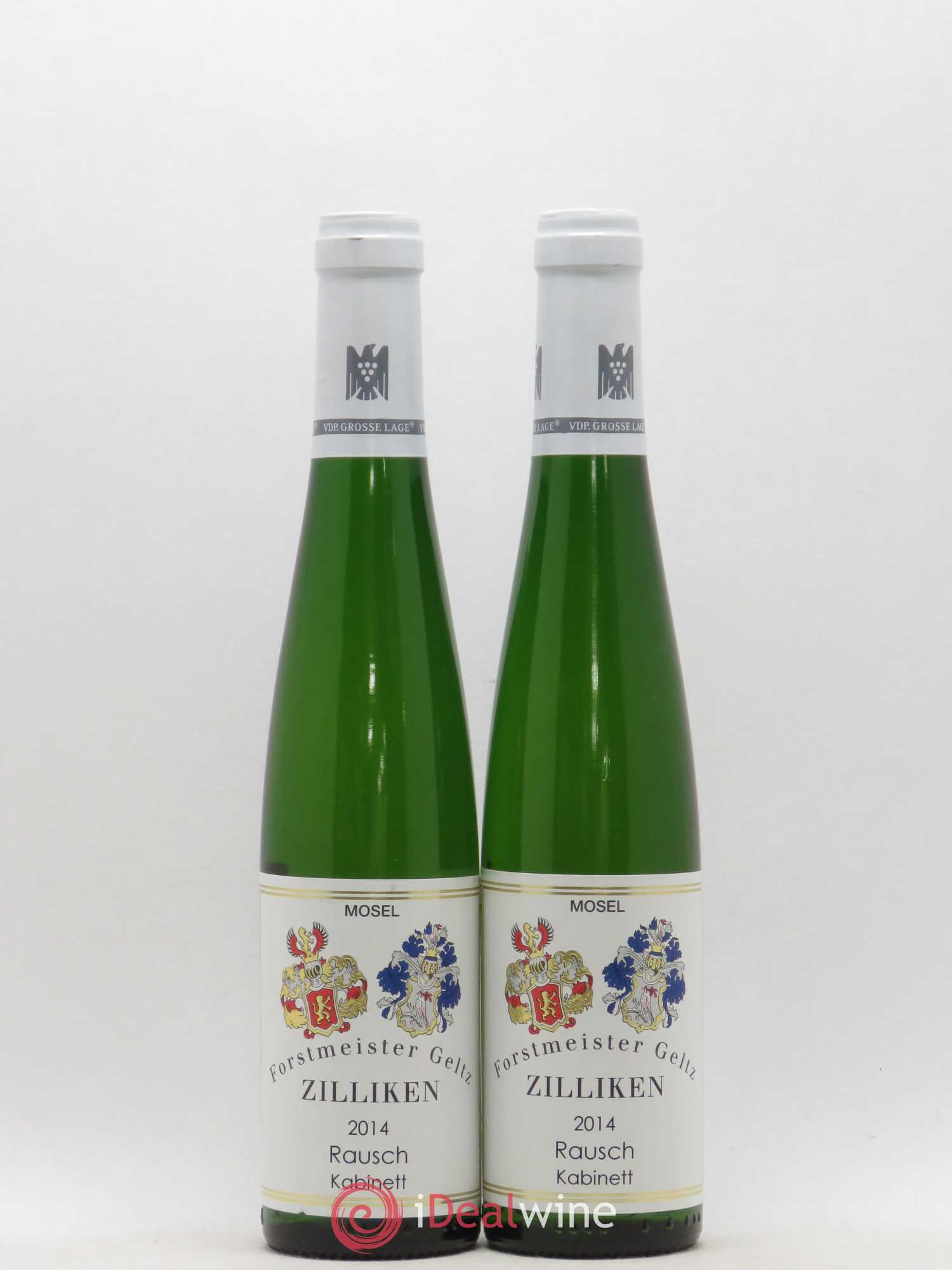 Riesling Rausch Kabinett Grosse Lage Forstmeister Geltz Zilliken (sans prix de réserve) 2014 - Lotto di 2 mezze bottiglie - 0