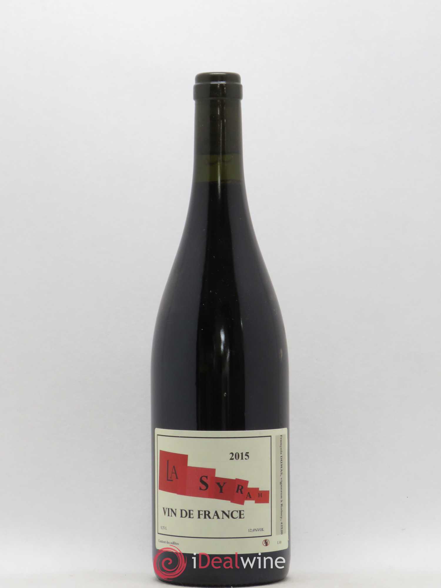 Vin de France Syrah Francois Dumas 2015 - Posten von 1 Flasche - 0