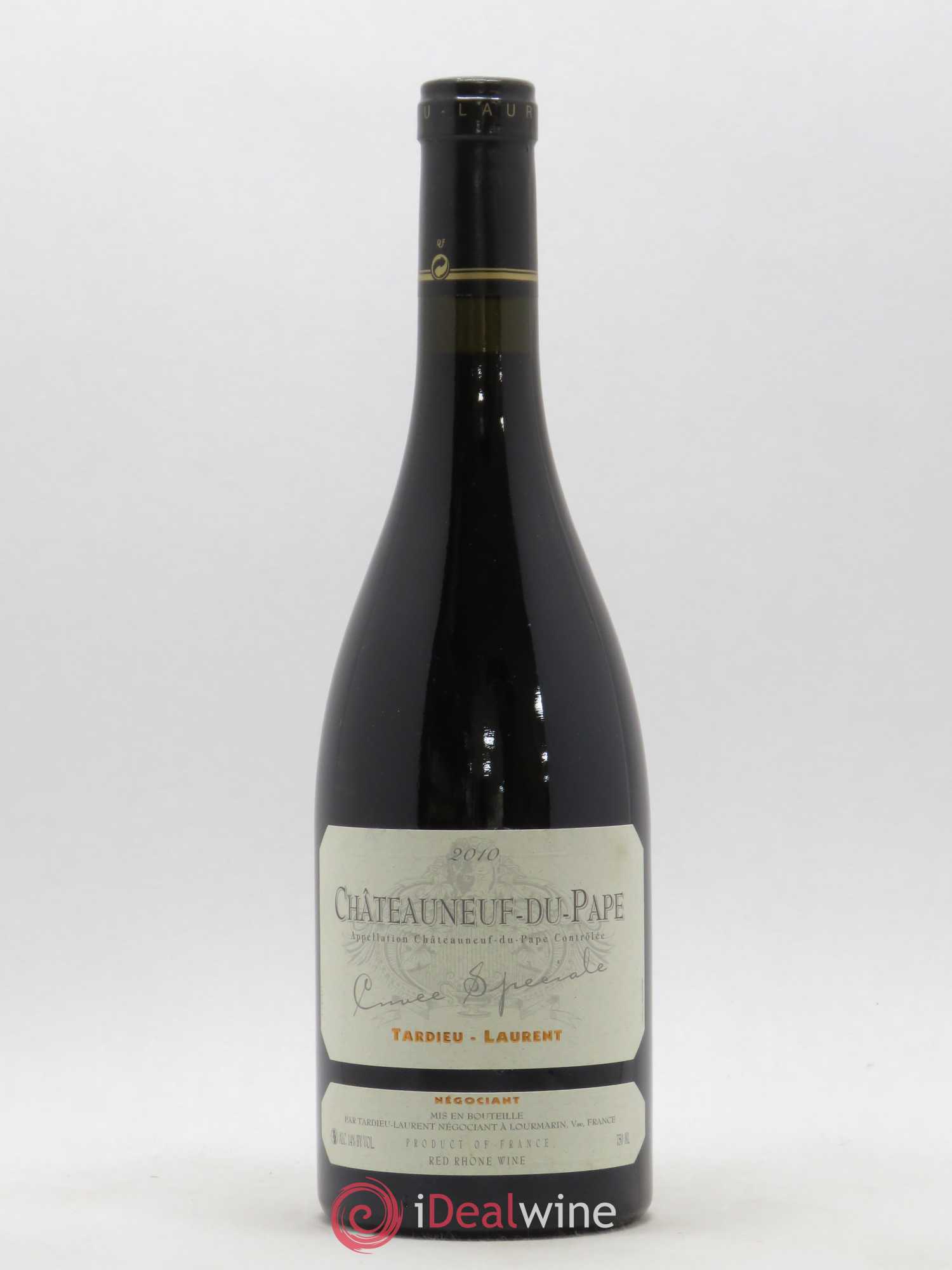 Châteauneuf-du-Pape Tardieu-Laurent Cuvée spéciale Famille Tardieu 2010 - Lot de 1 bouteille - 0
