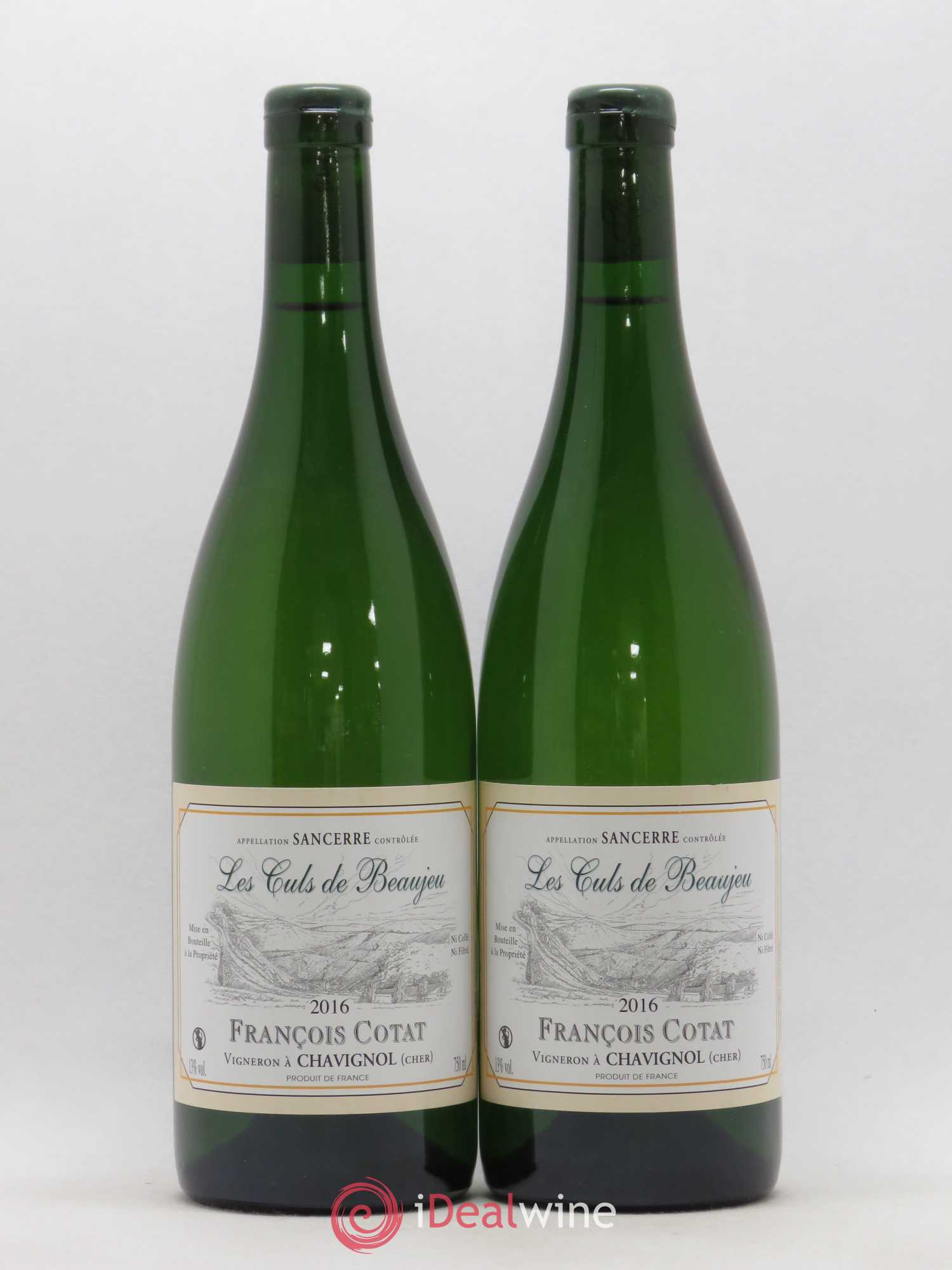 Sancerre Les Culs de Beaujeu François Cotat 2016 - Lot de 2 bouteilles - 0