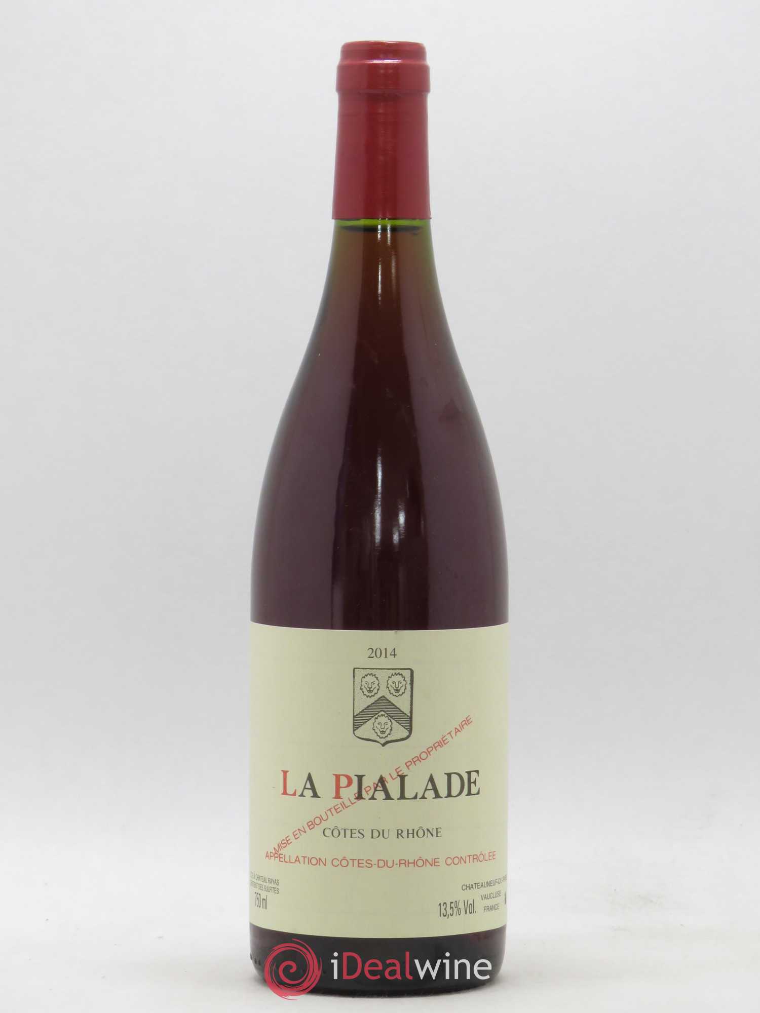 Côtes-du-Rhône La Pialade Emmanuel Reynaud 2014 - Lot de 1 bouteille - 0