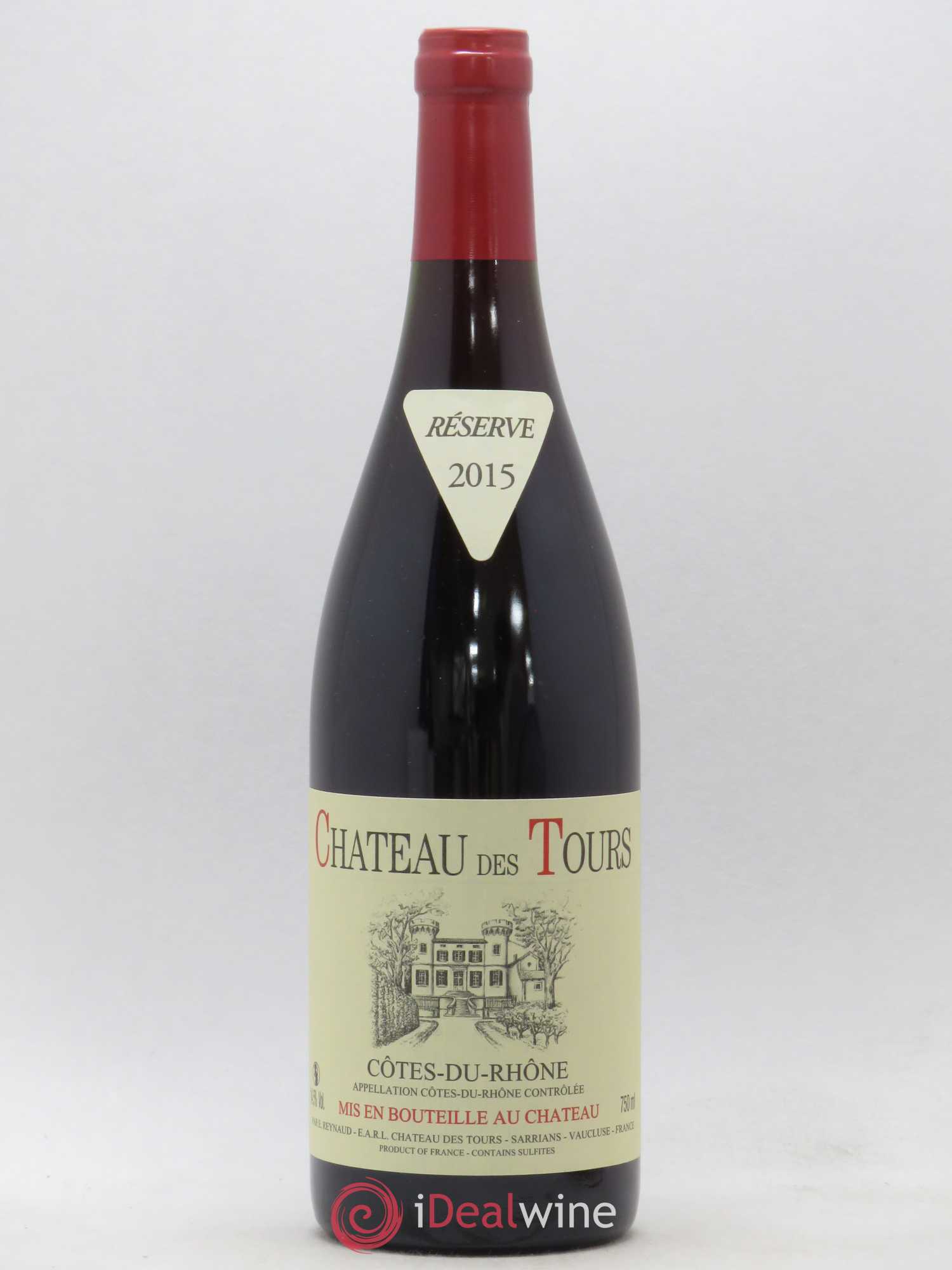 Côtes-du-Rhône Château des Tours Emmanuel Reynaud 2015 - Lot de 1 bouteille - 0