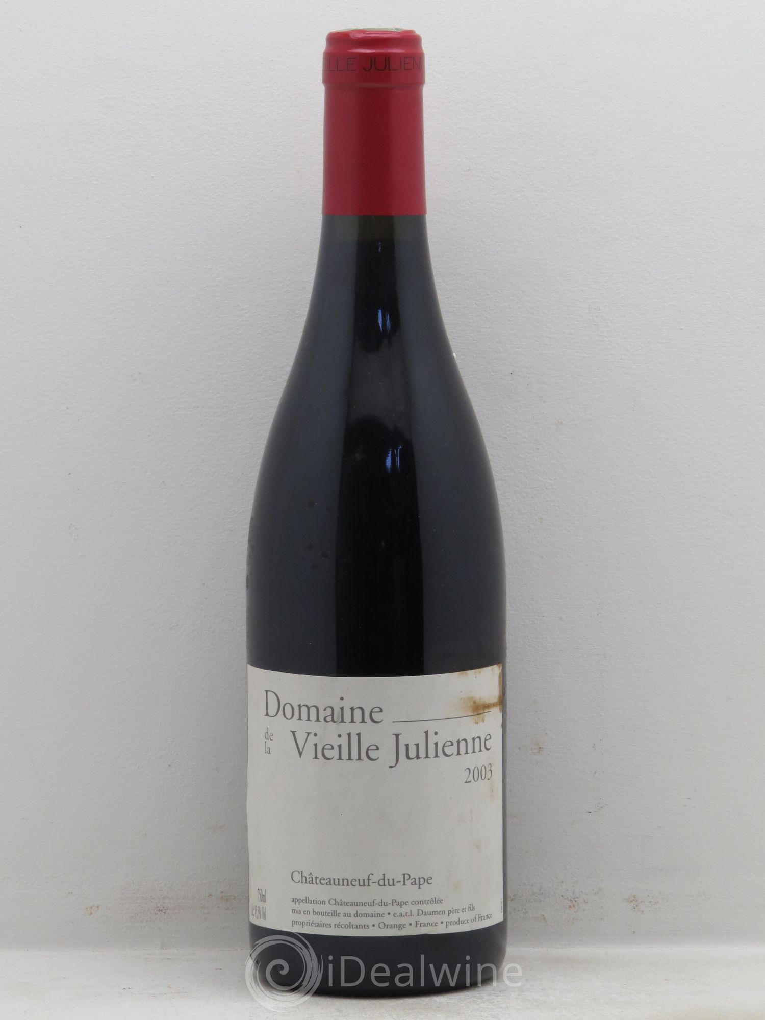 Châteauneuf-du-Pape Vieille Julienne (Domaine de la) Jean-Paul Daumen 2003 - Lot de 1 bouteille - 0
