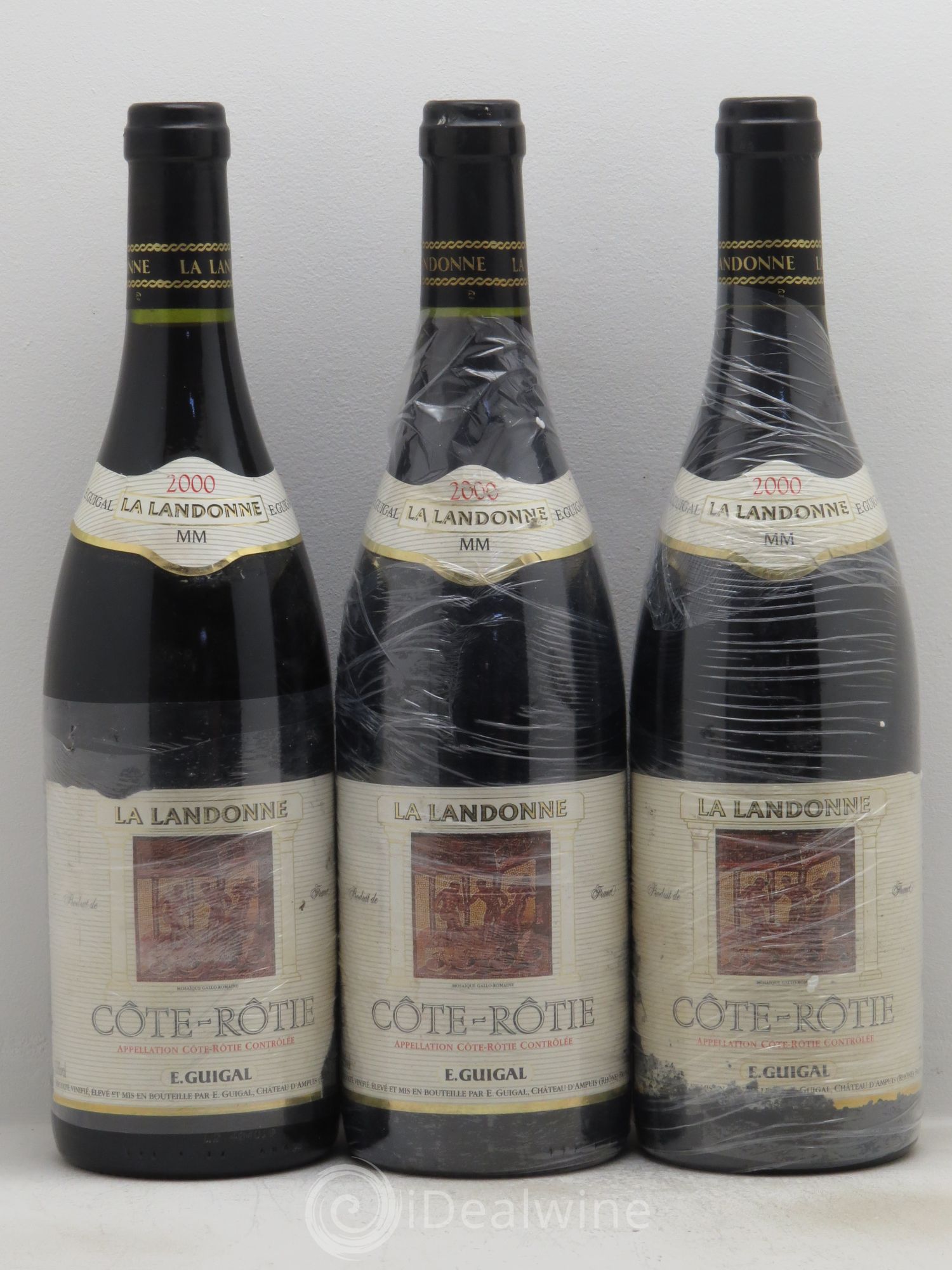 Côte-Rôtie La Landonne Guigal 2000 - Lot de 3 bouteilles - 0