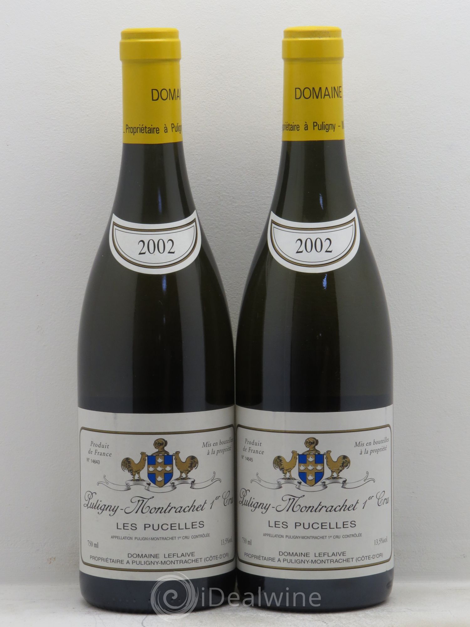 Puligny-Montrachet 1er Cru Les Pucelles Leflaive (Domaine) 2002 - Lot de 2 bouteilles - 0