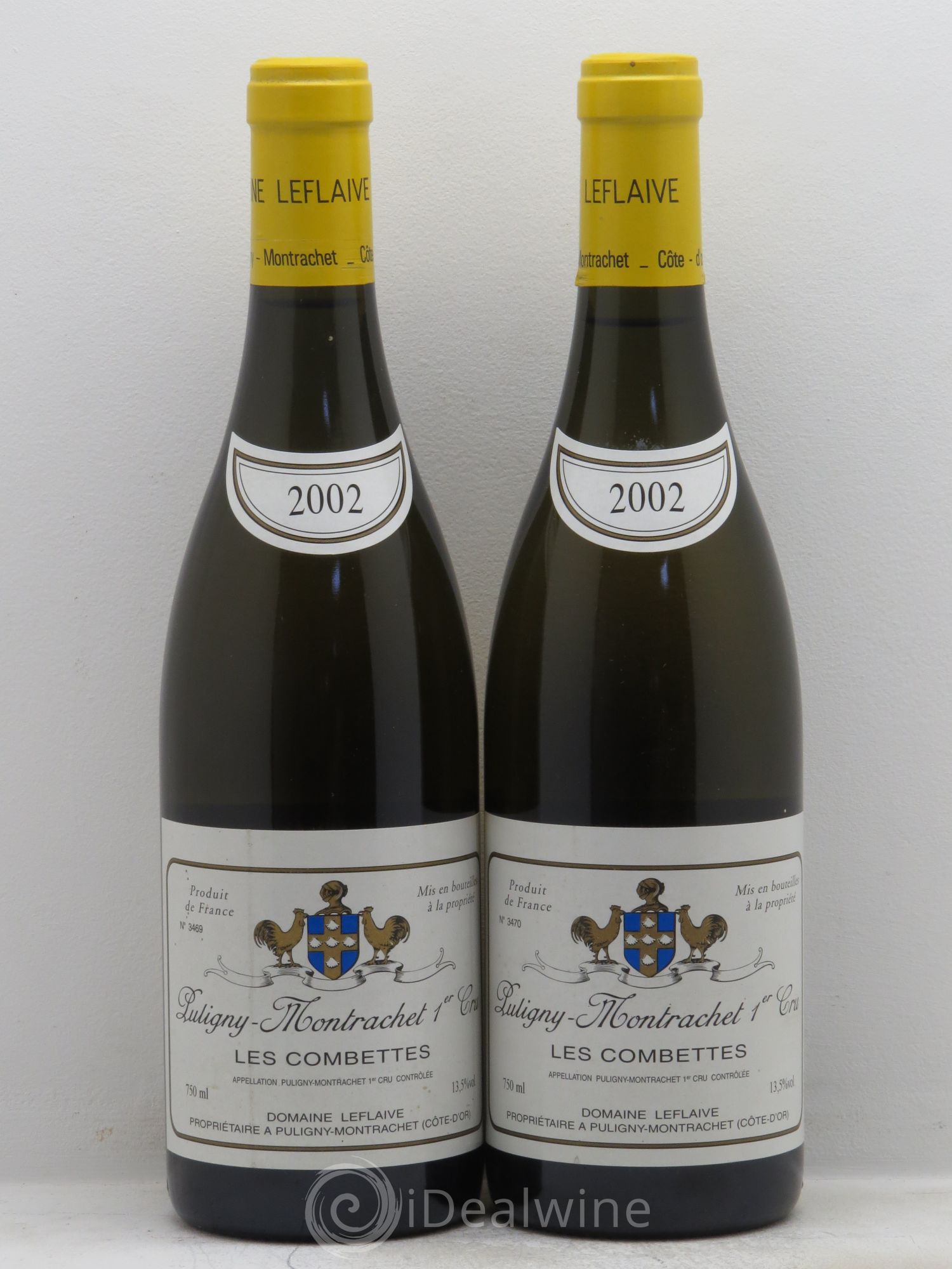 Puligny-Montrachet 1er Cru Les Combettes Leflaive (Domaine) 2002 - Lot de 2 bouteilles - 0