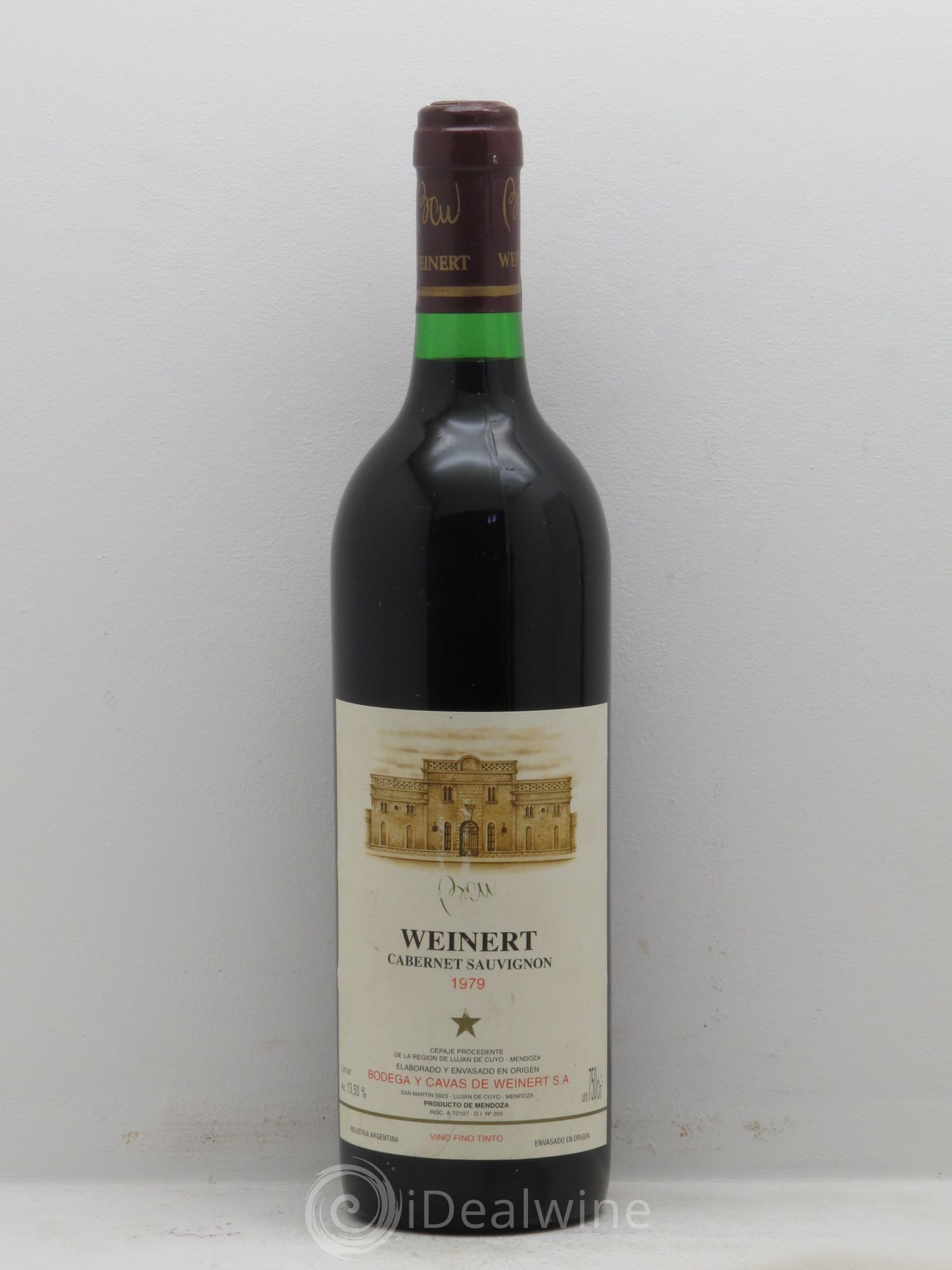 Mendoza Cabernet Sauvignon Weinert 1979 - Posten von 1 Flasche - 0
