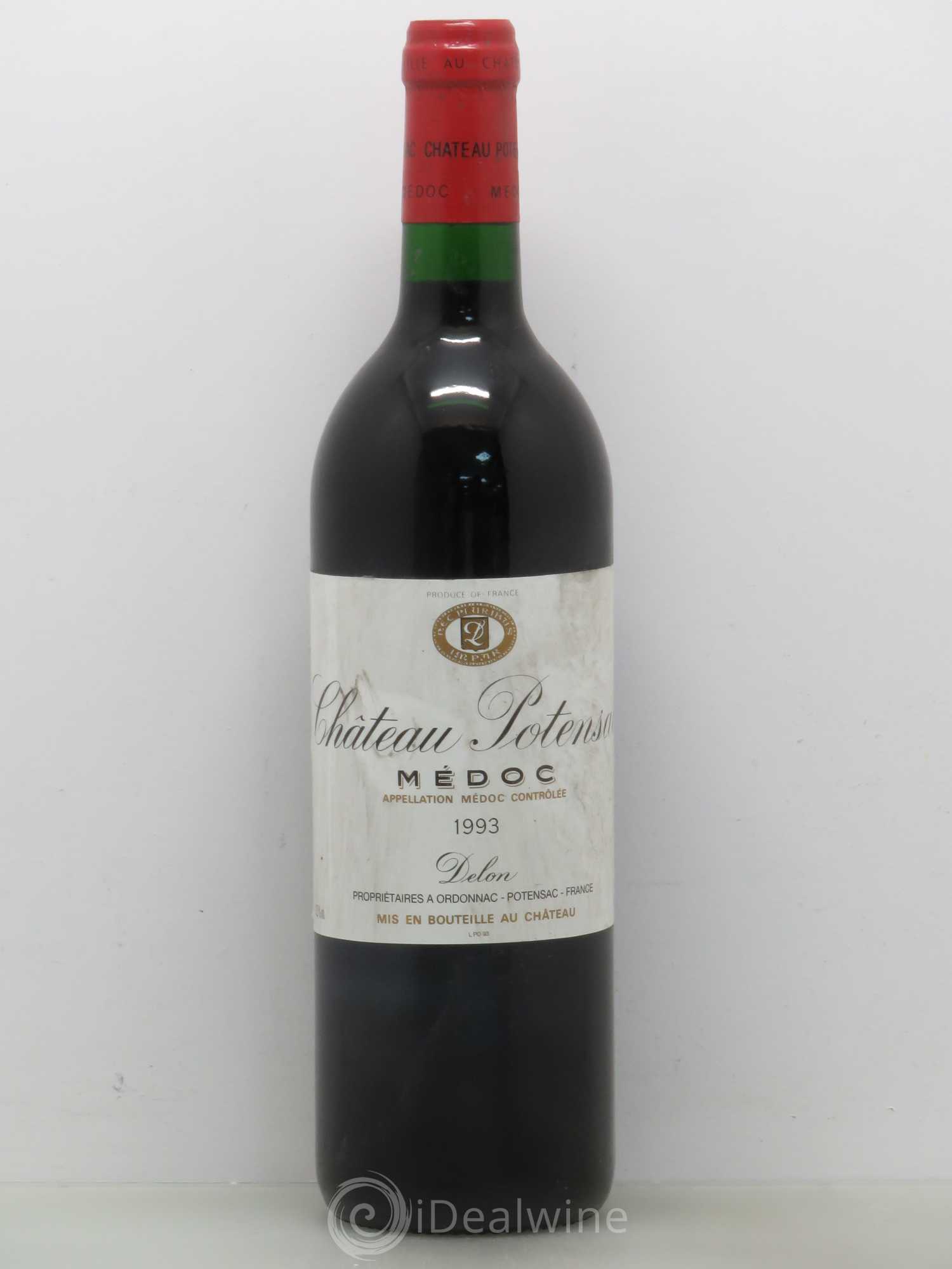 Château Potensac (sans prix de réserve) 1993 - Lot de 1 bouteille - 0