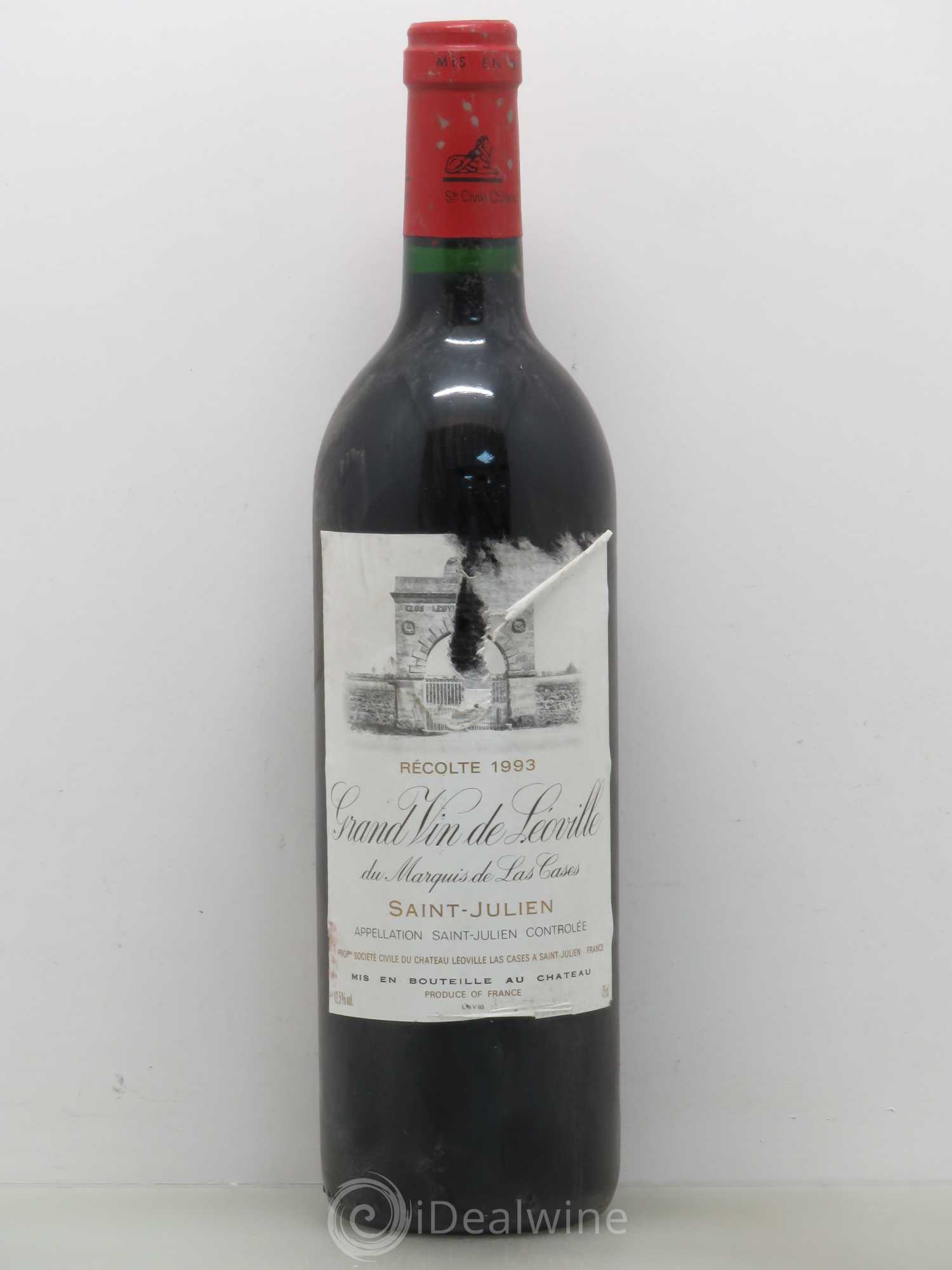 Château Léoville Las Cases 2ème Grand Cru Classé 1993 - Lot de 1 bouteille - 0