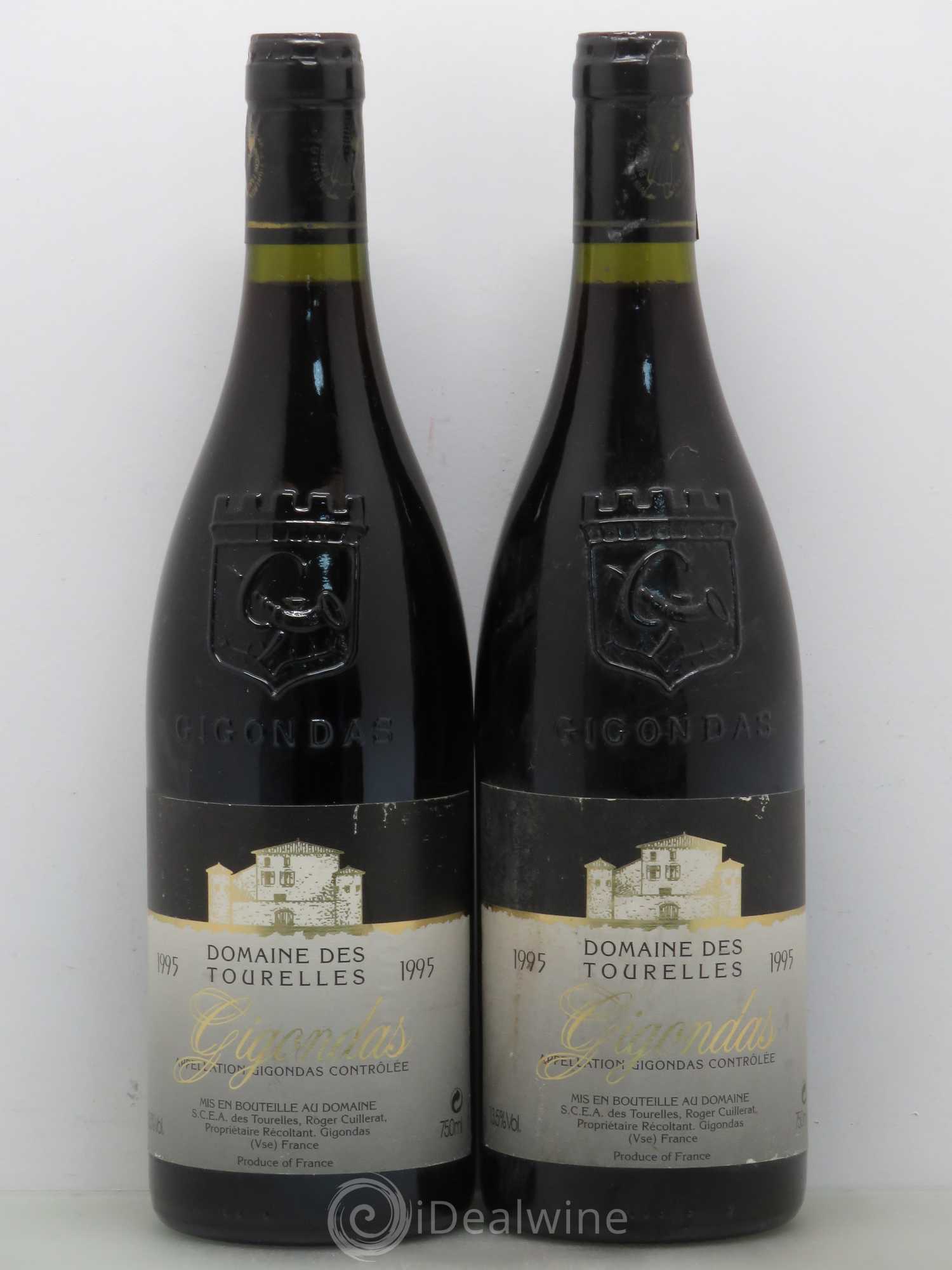 Gigondas Domaine Des Tourelles 1995 - Posten von 2 Flaschen - 0
