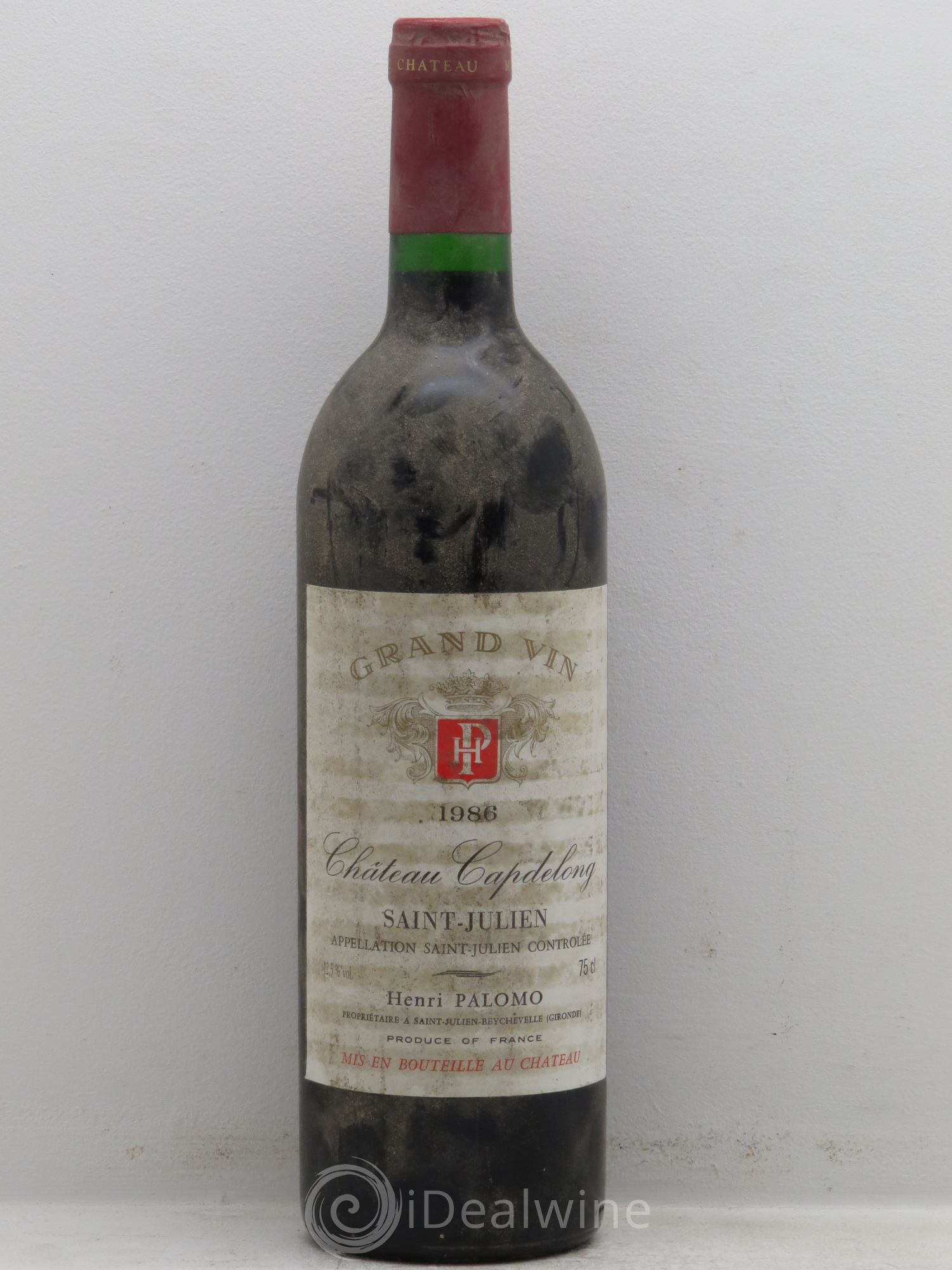 Saint-Julien Château Capdelong 1986 - Posten von 1 Flasche - 0