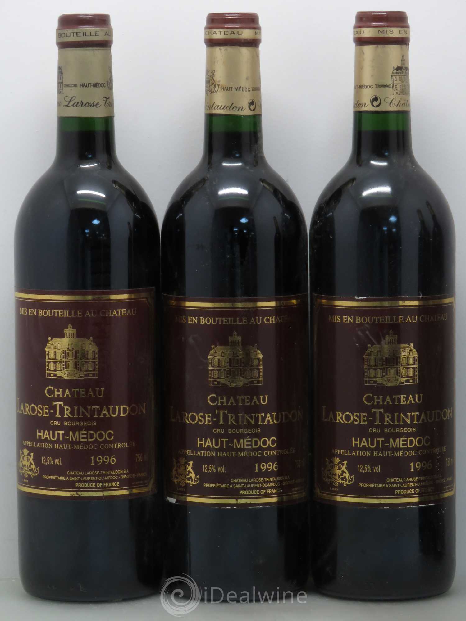 Château Larose Trintaudon Cru Bourgeois (sans prix de réserve) 1996 - Lot de 5 bouteilles - 1