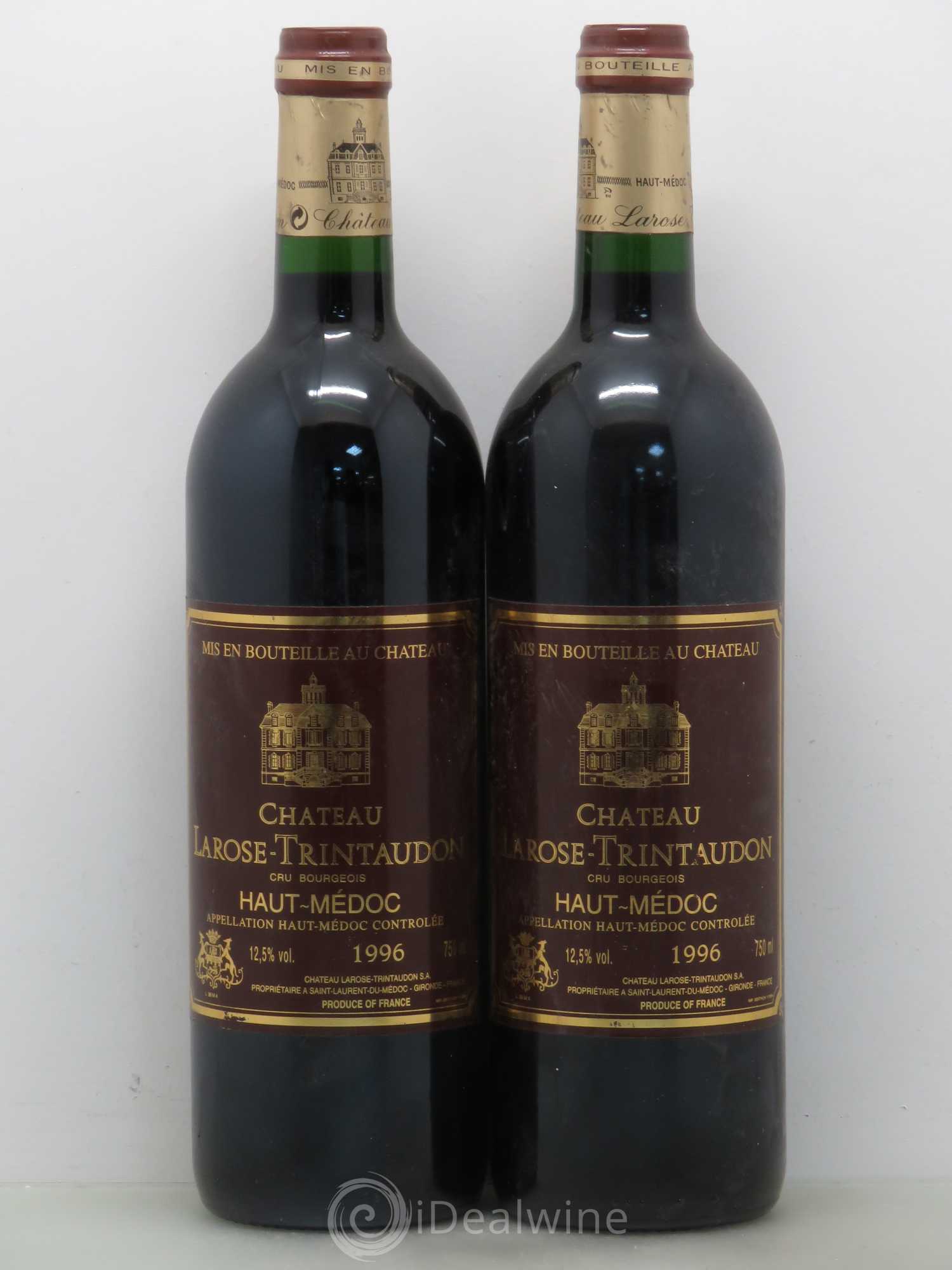 Château Larose Trintaudon Cru Bourgeois (sans prix de réserve) 1996 - Lot de 5 bouteilles - 2