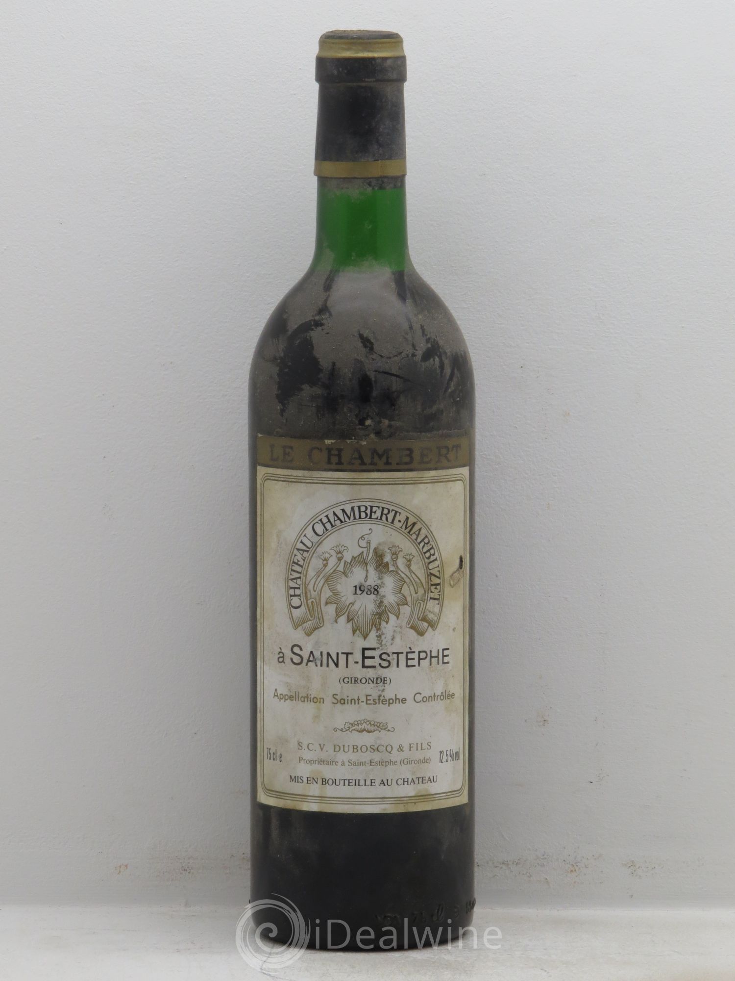 Château Chambert-Marbuzet Cru Bourgeois 1988 - Lot de 1 bouteille - 0