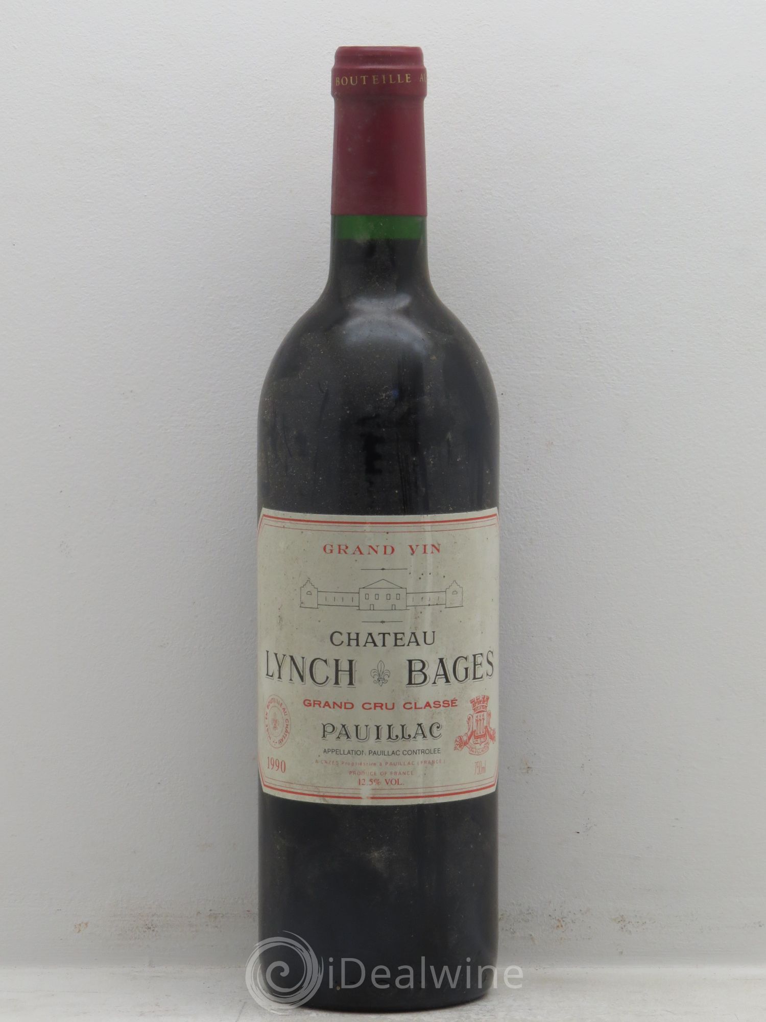 Château Lynch Bages 5ème Grand Cru Classé 1990 - Lot de 1 bouteille - 0