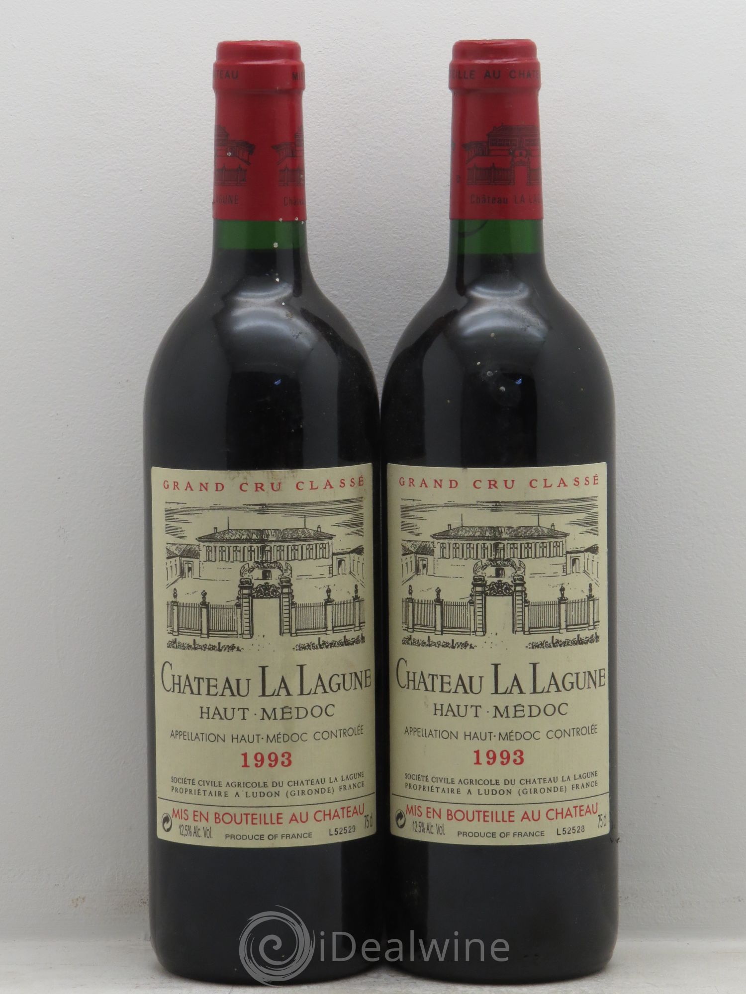 Château la Lagune 3ème Grand Cru Classé 1993 - Lot de 2 bouteilles - 0