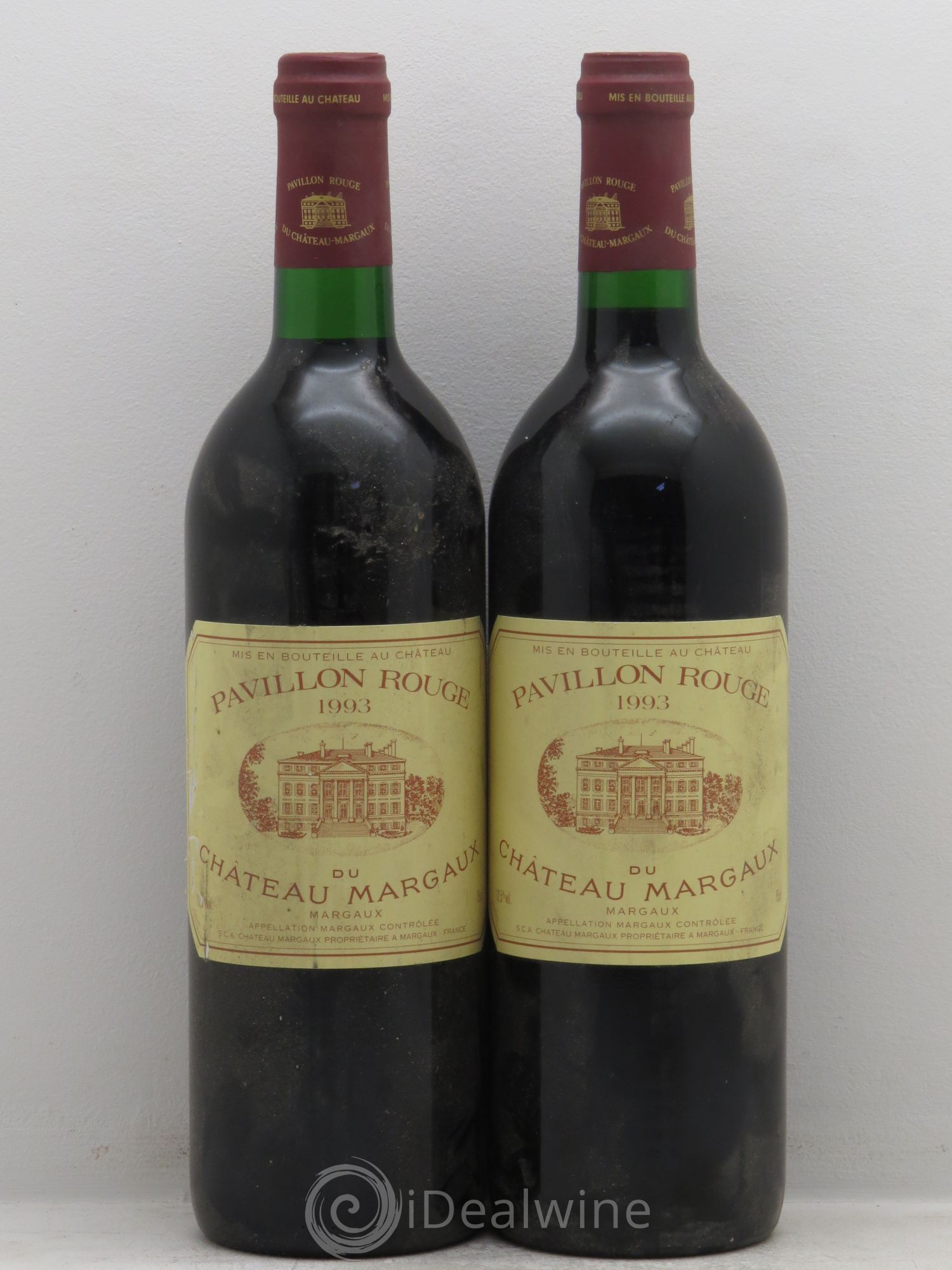 Pavillon Rouge du Château Margaux Second Vin 1993 - Lot de 2 bouteilles - 0
