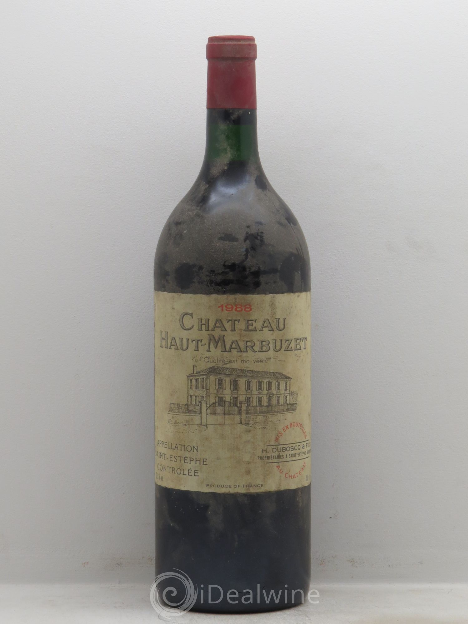 Château Haut Marbuzet 1988 - Lot de 1 magnum - 0