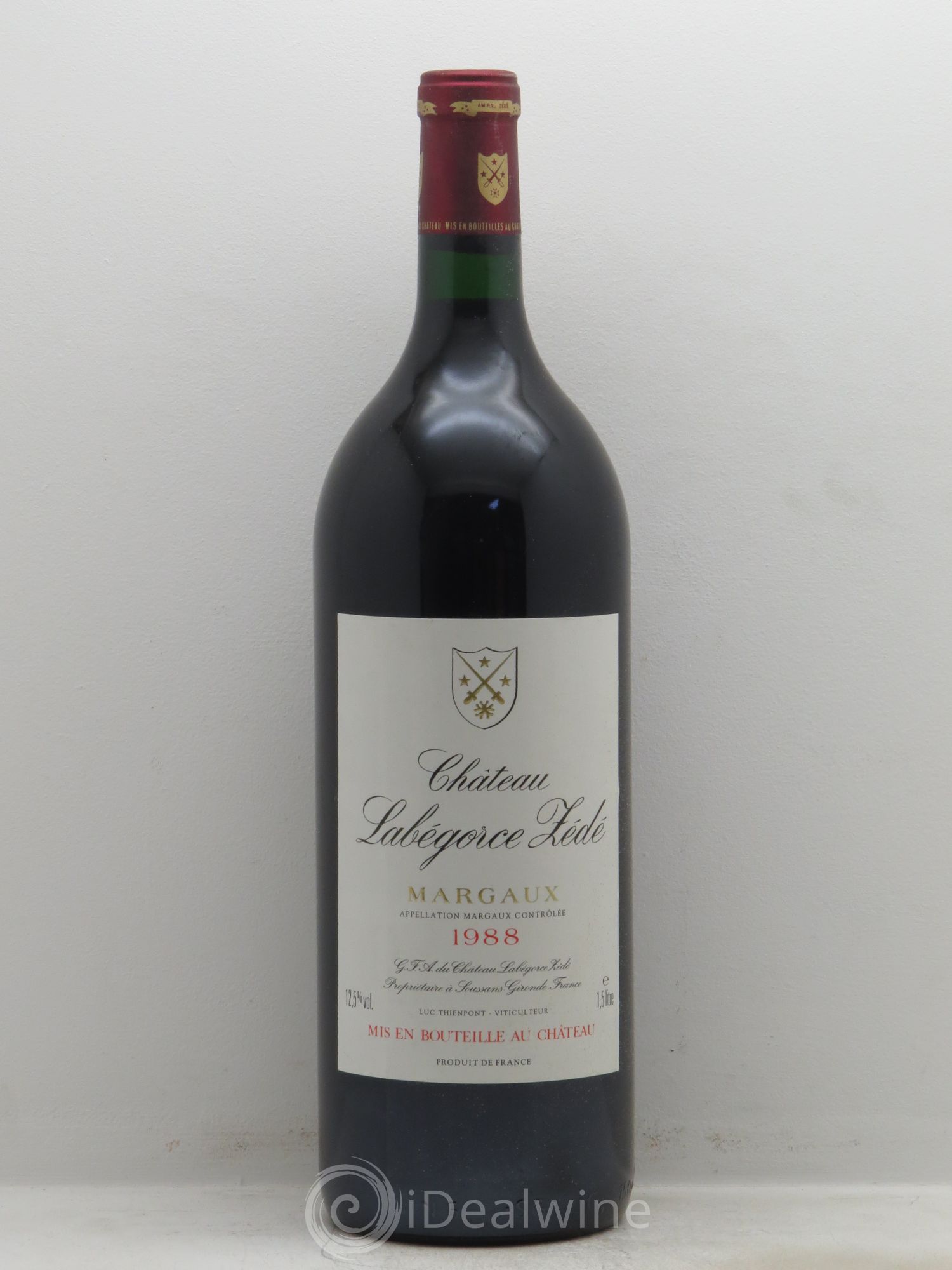 Château Labegorce Zédé Cru Bourgeois 1988 - Lot de 1 magnum - 0