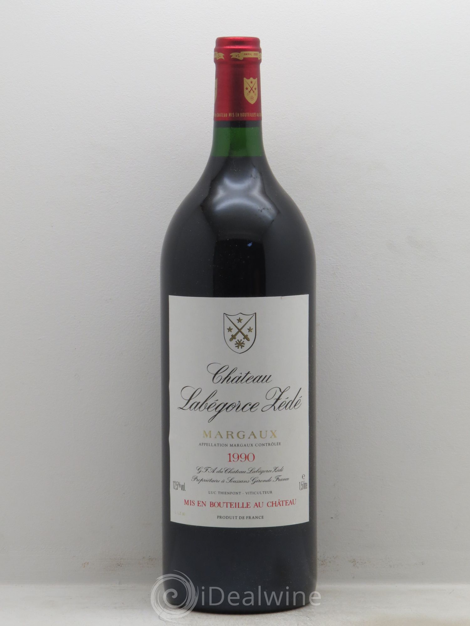 Château Labegorce Zédé Cru Bourgeois 1990 - Lot de 1 magnum - 0