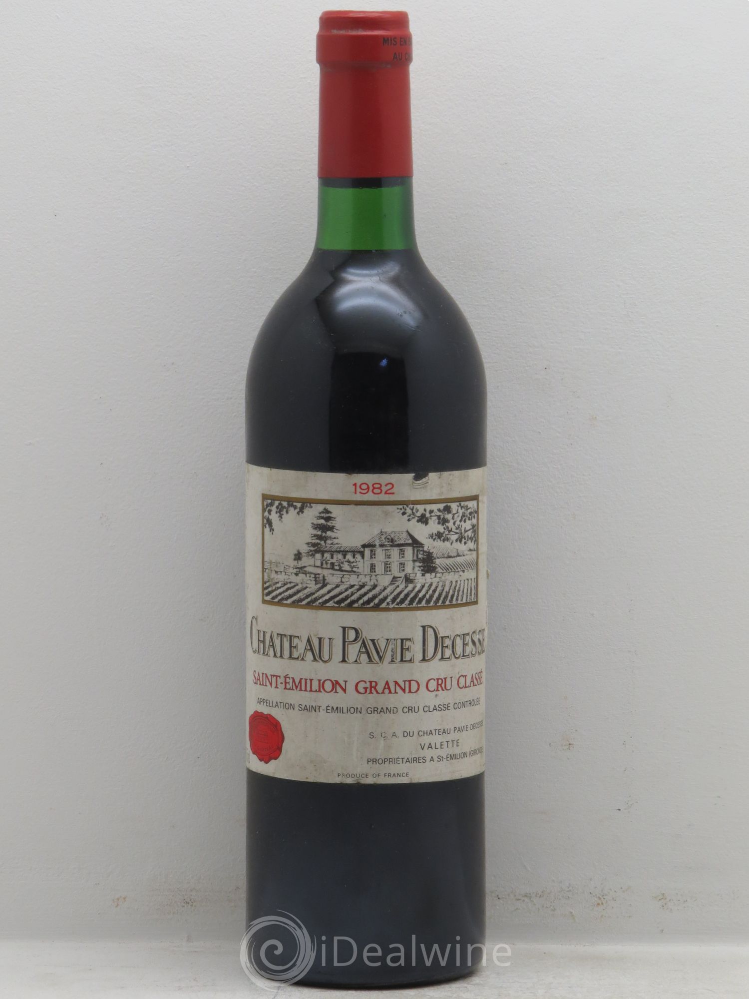 Château Pavie Decesse Grand Cru Classé 1982 - Lot de 1 bouteille - 0