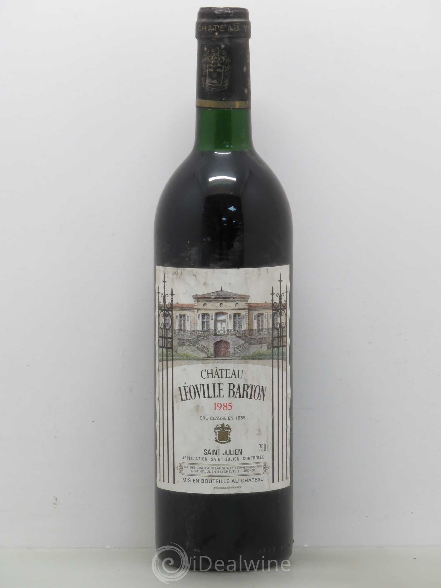 Château Léoville Barton 2ème Grand Cru Classé 1985 - Lot de 1 bouteille - 0
