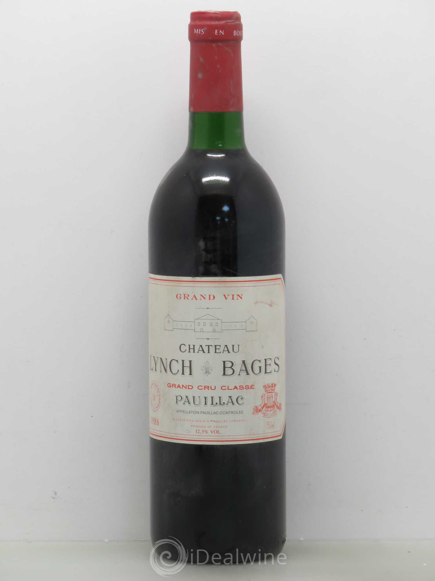 Château Lynch Bages 5ème Grand Cru Classé 1986 - Lot de 1 bouteille - 0